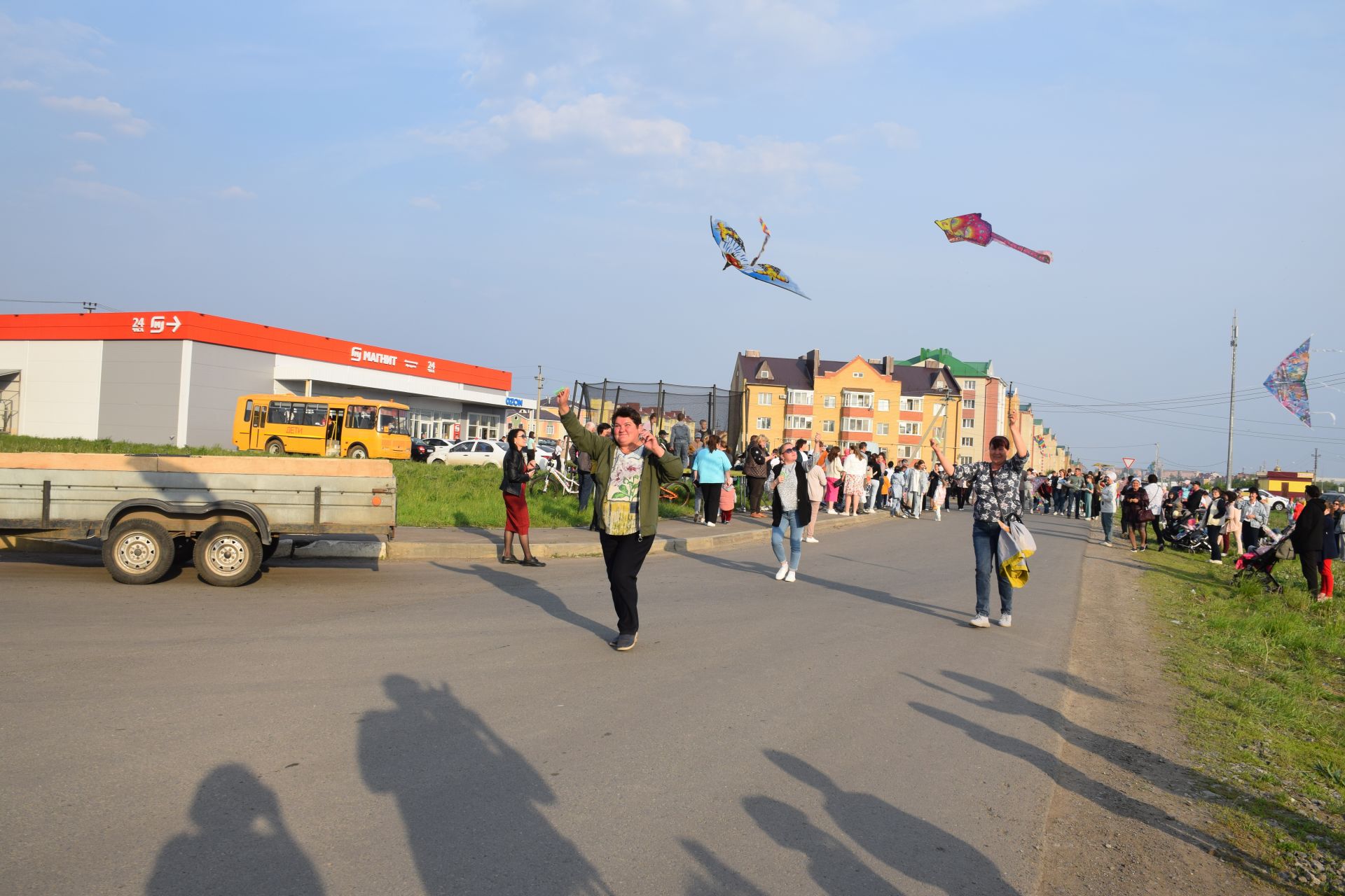 В Нурлате прошел фестиваль воздушных змеев «Небо в красках»