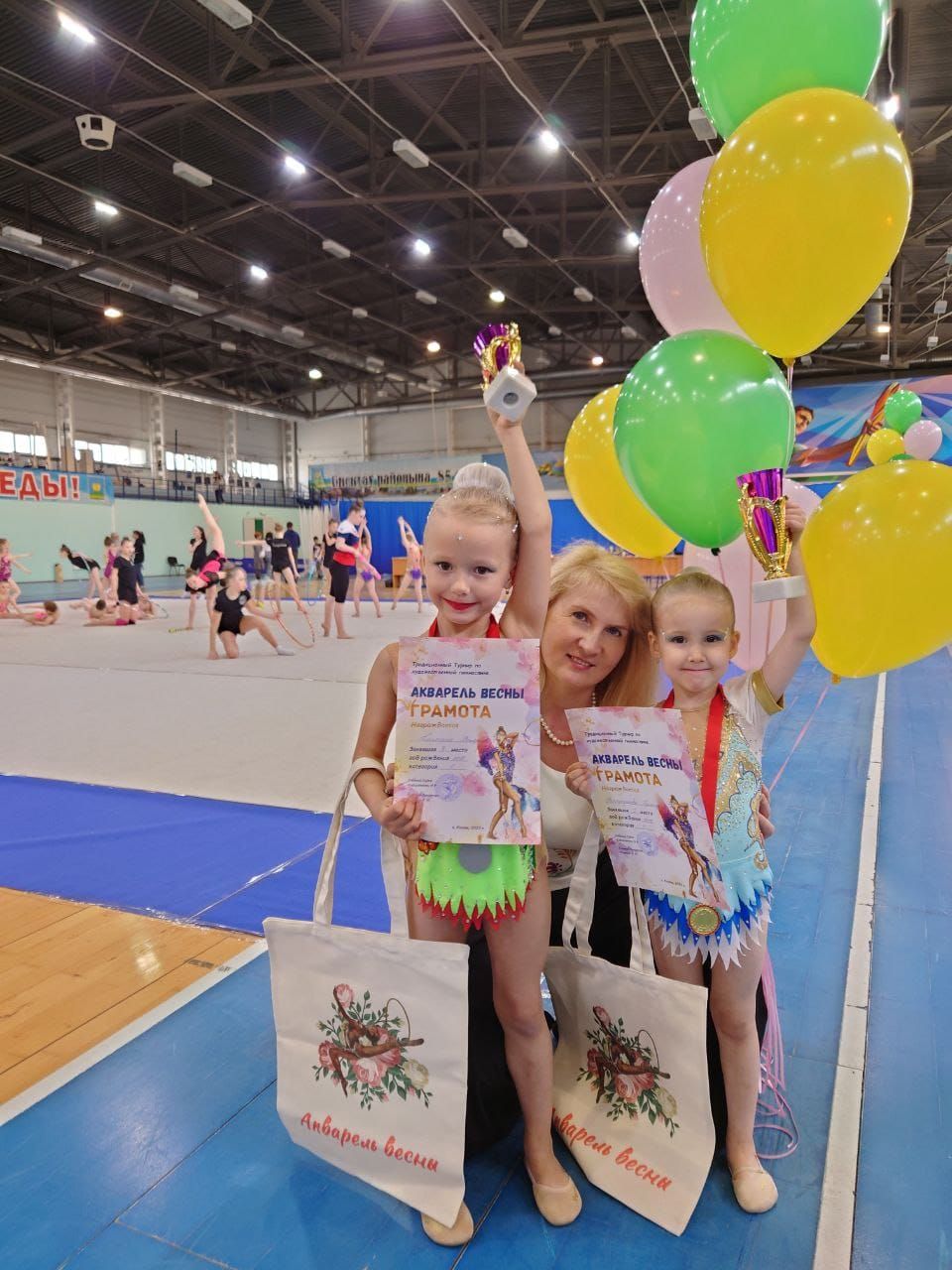 Нурлатские гимнастки стали призерами в соревнованиях по художественной гимнастике