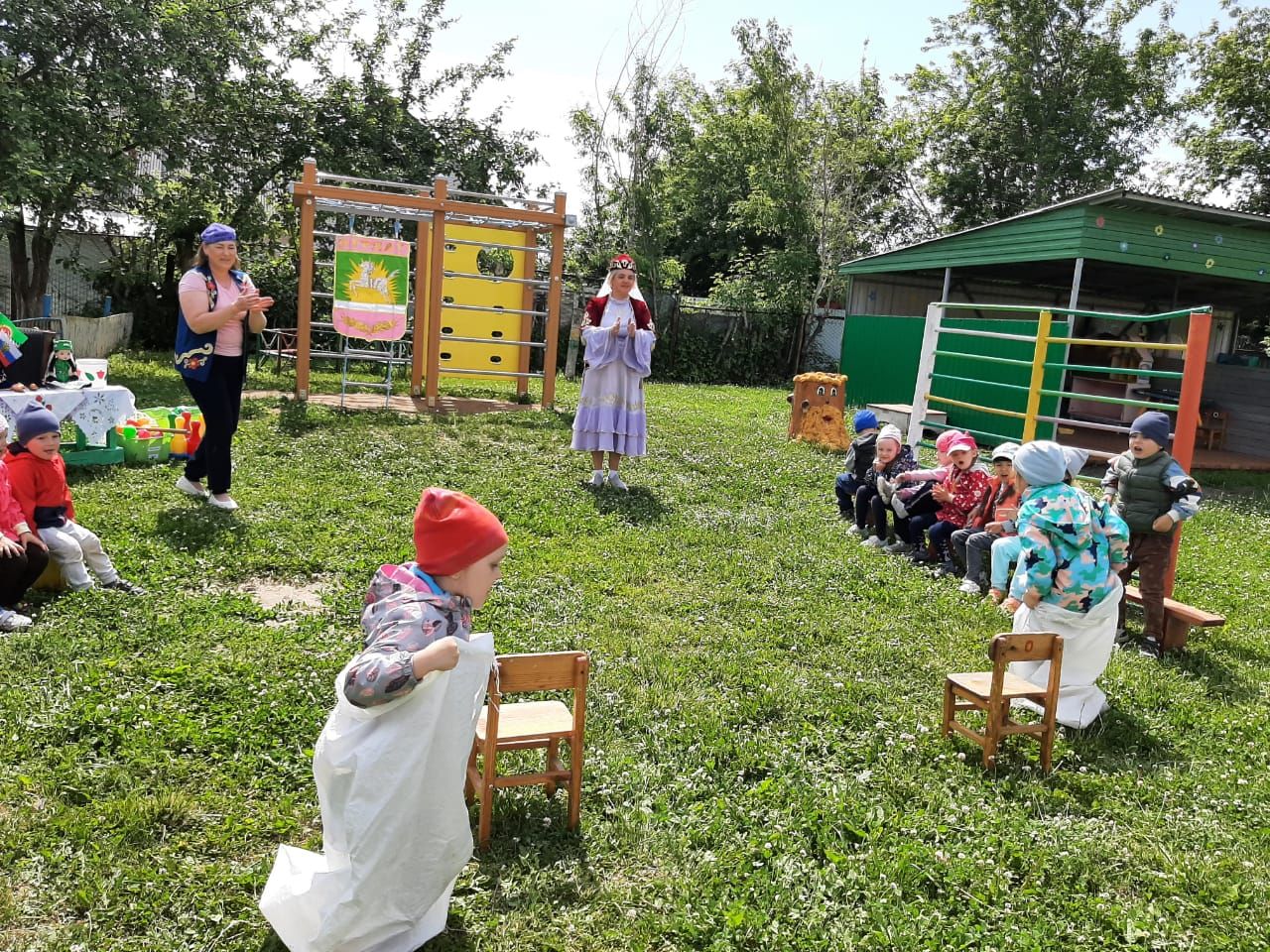 В детском саду «Колосок» провели свой праздник Сабантуй