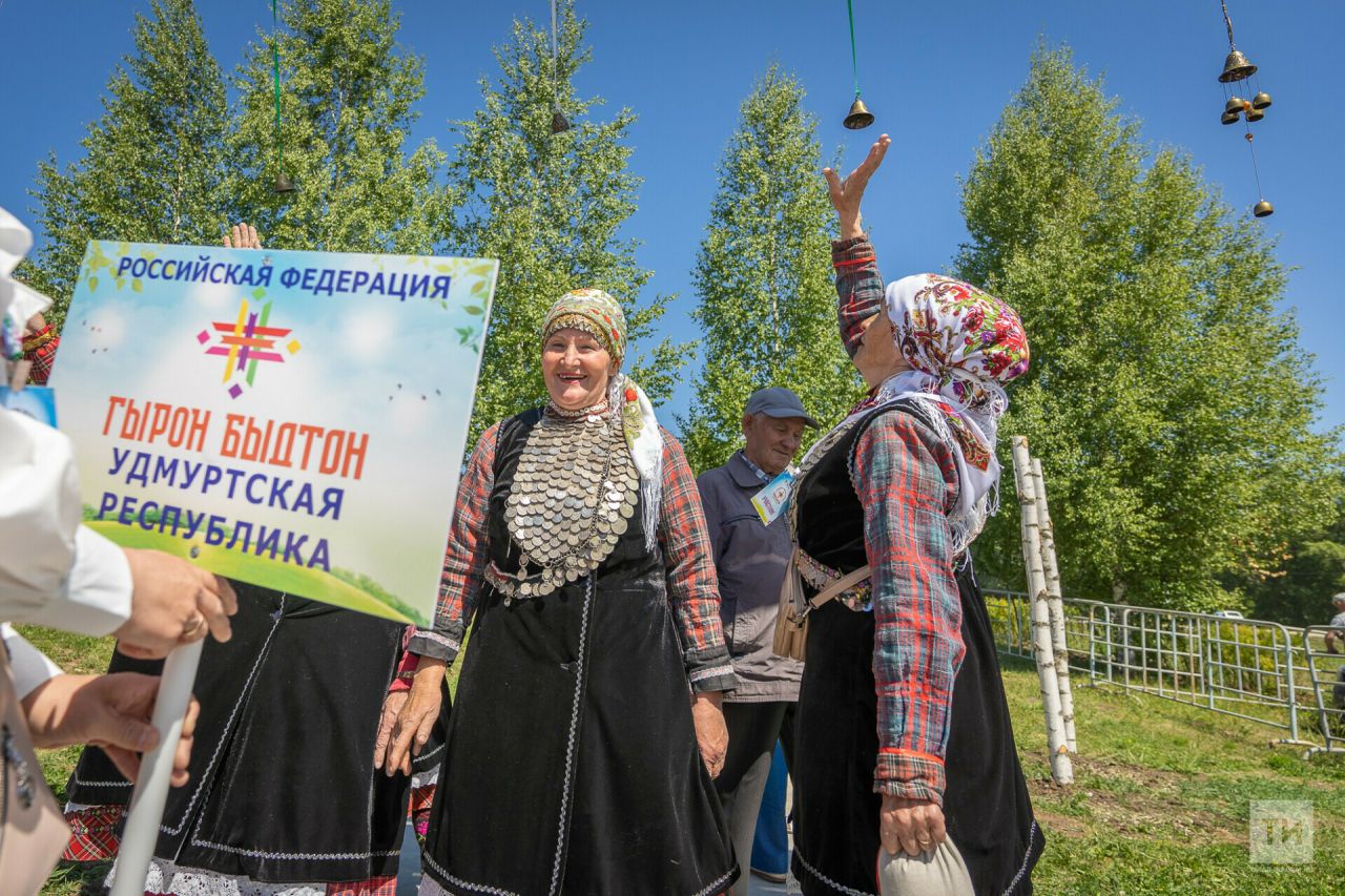 В Татарстане впервые прошел удмуртский Гырон Быдтон