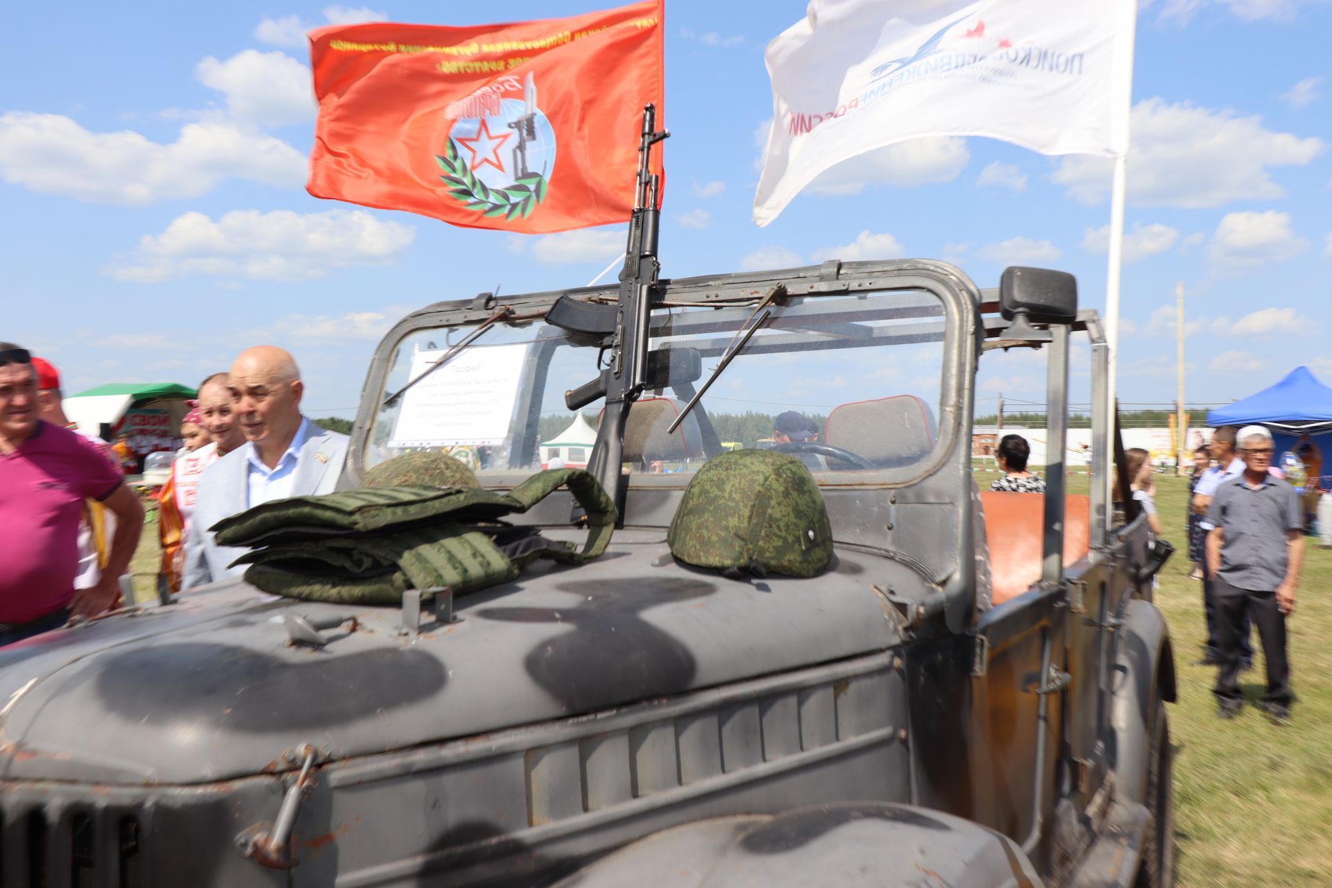 Нурлатский поисковый отряд «Боевое братство» представил боевой трофей: автомобиль ГАЗ-63