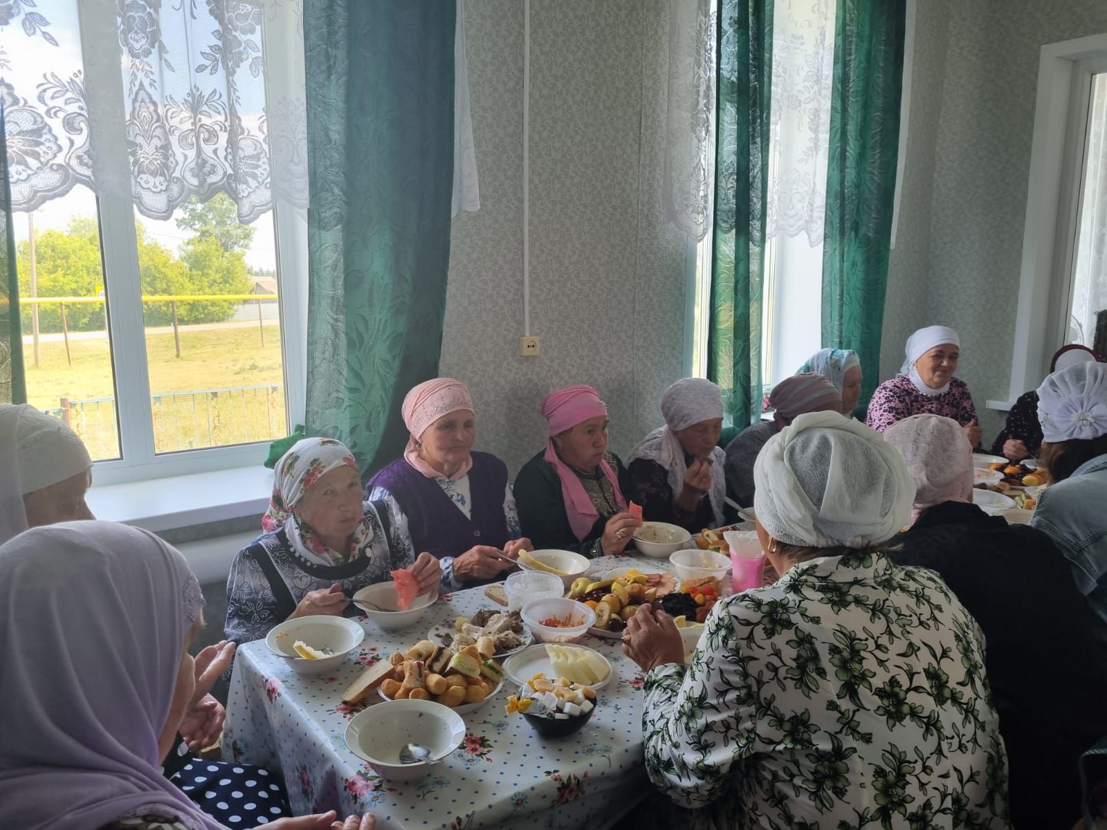 В селе Новое Альметьево Нурлатского района провели праздничный меджлис в честь Курбан-байрама