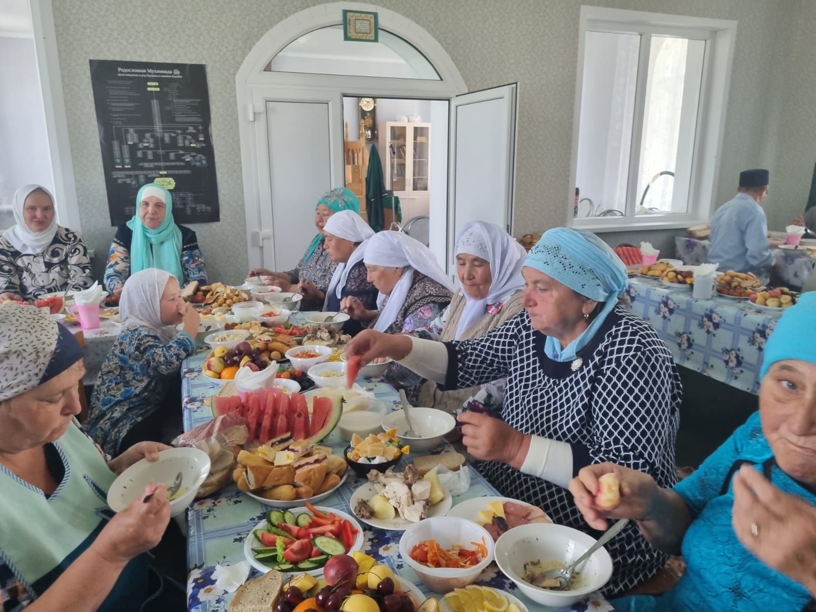 В селе Новое Альметьево Нурлатского района провели праздничный меджлис в честь Курбан-байрама