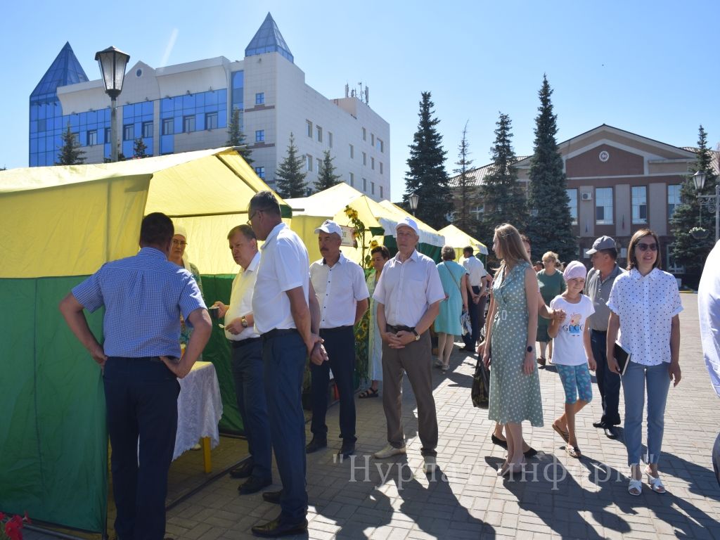 На центральной площади прошел третий фестиваль меда «Нурлатский мед»
