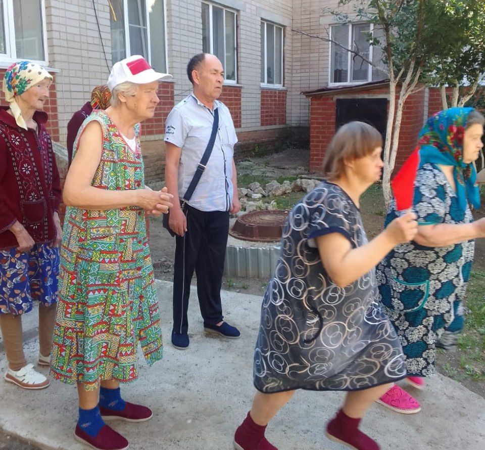 В Нурлатском доме-интернате для престарелых провели мероприятие ко Дню физкультурника