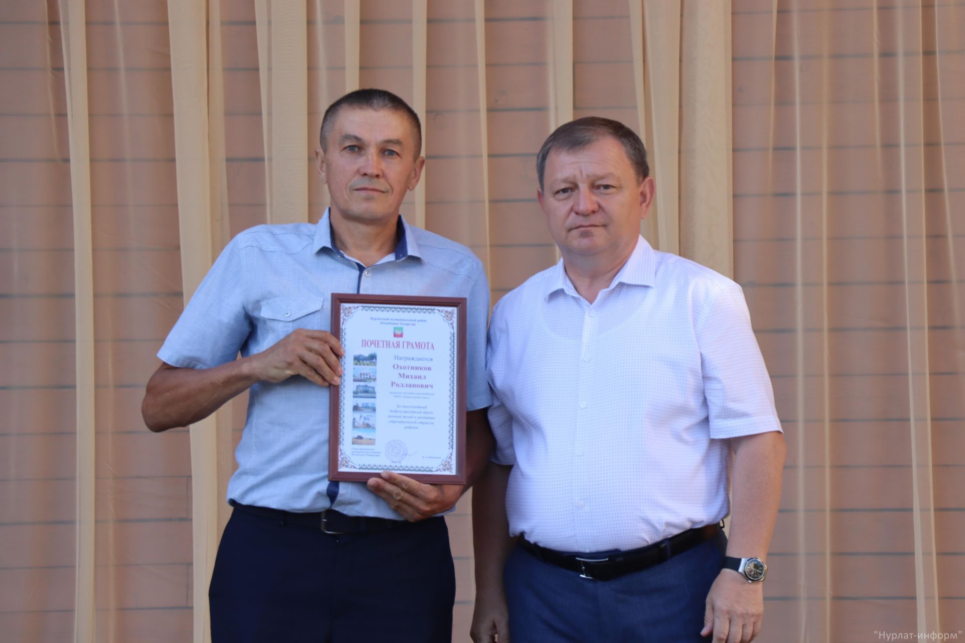 Дамир Ишкинеев поздравил нурлатских строителей с профессиональным праздником