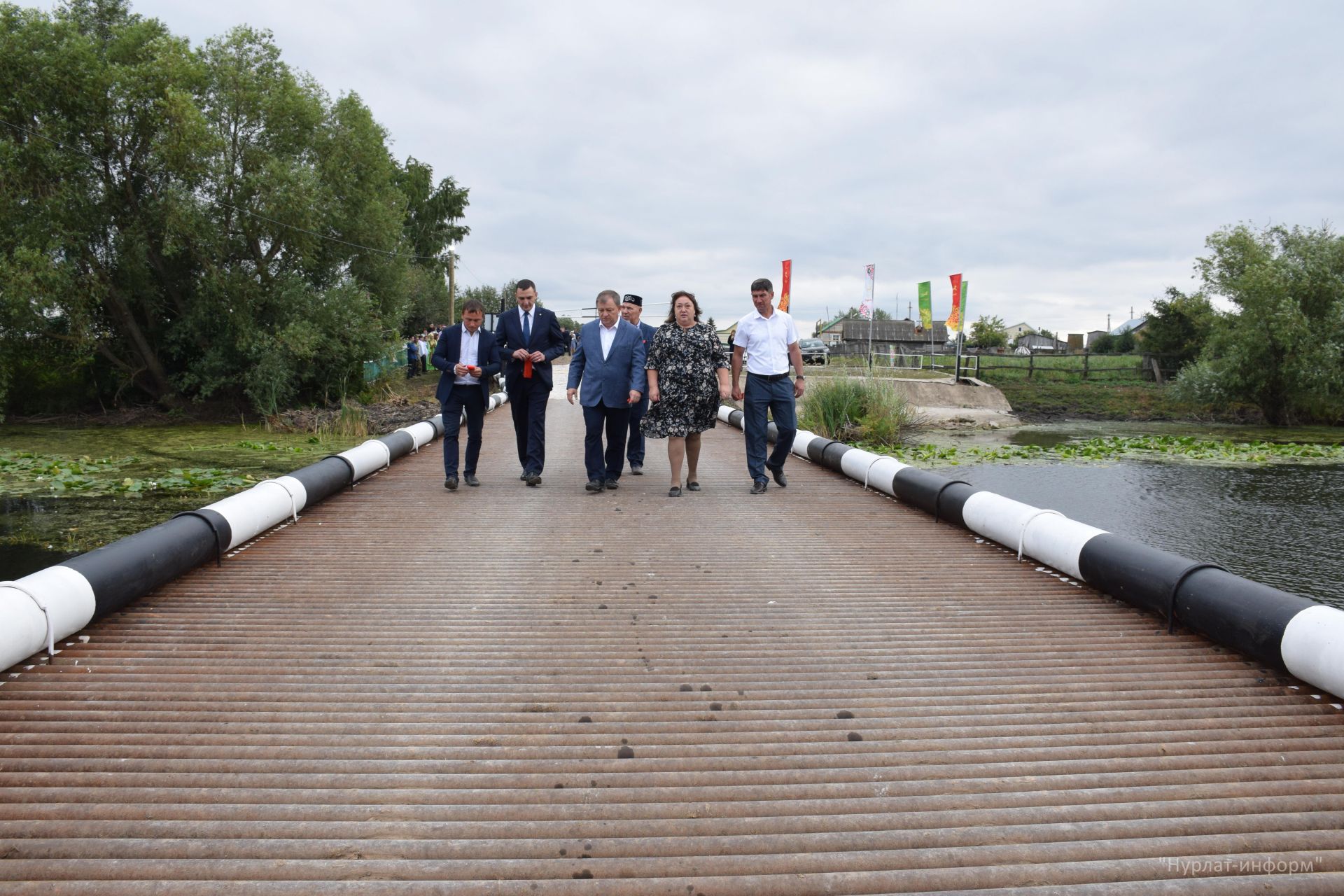 В деревне Кривое Озеро Нурлатского района торжественно открыли новый мост