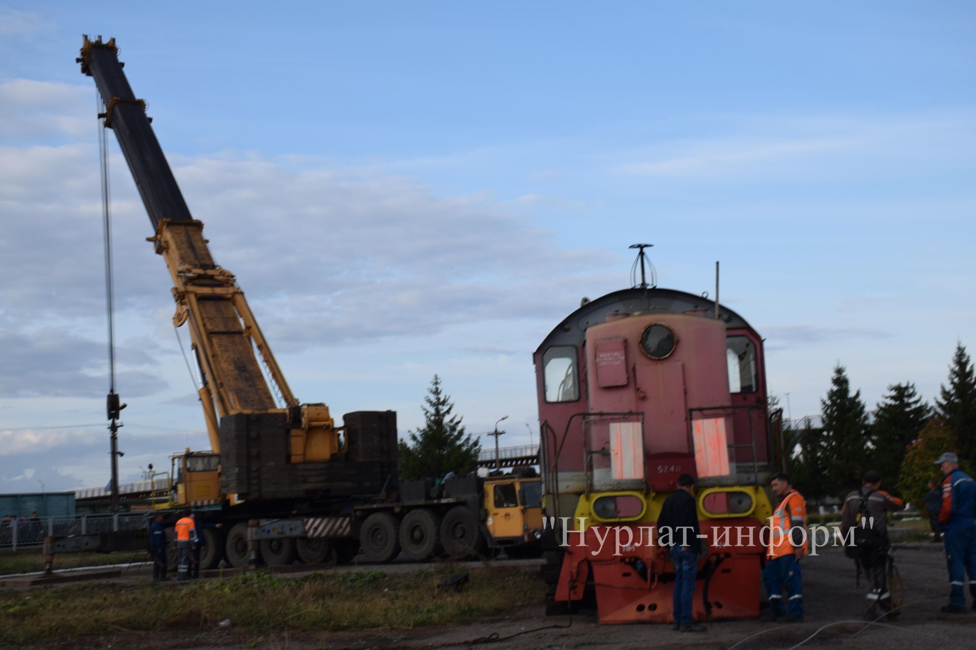 В сквере железнодорожников Нурлата установят памятник-тепловоз