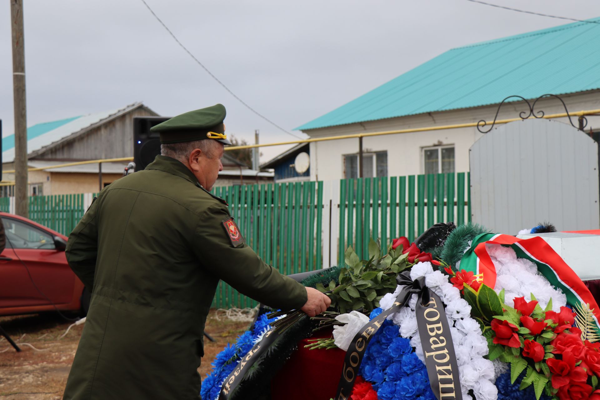 В селе Мамыково простились с героем специальной военной операции Морозовым Олегом Владимировичем