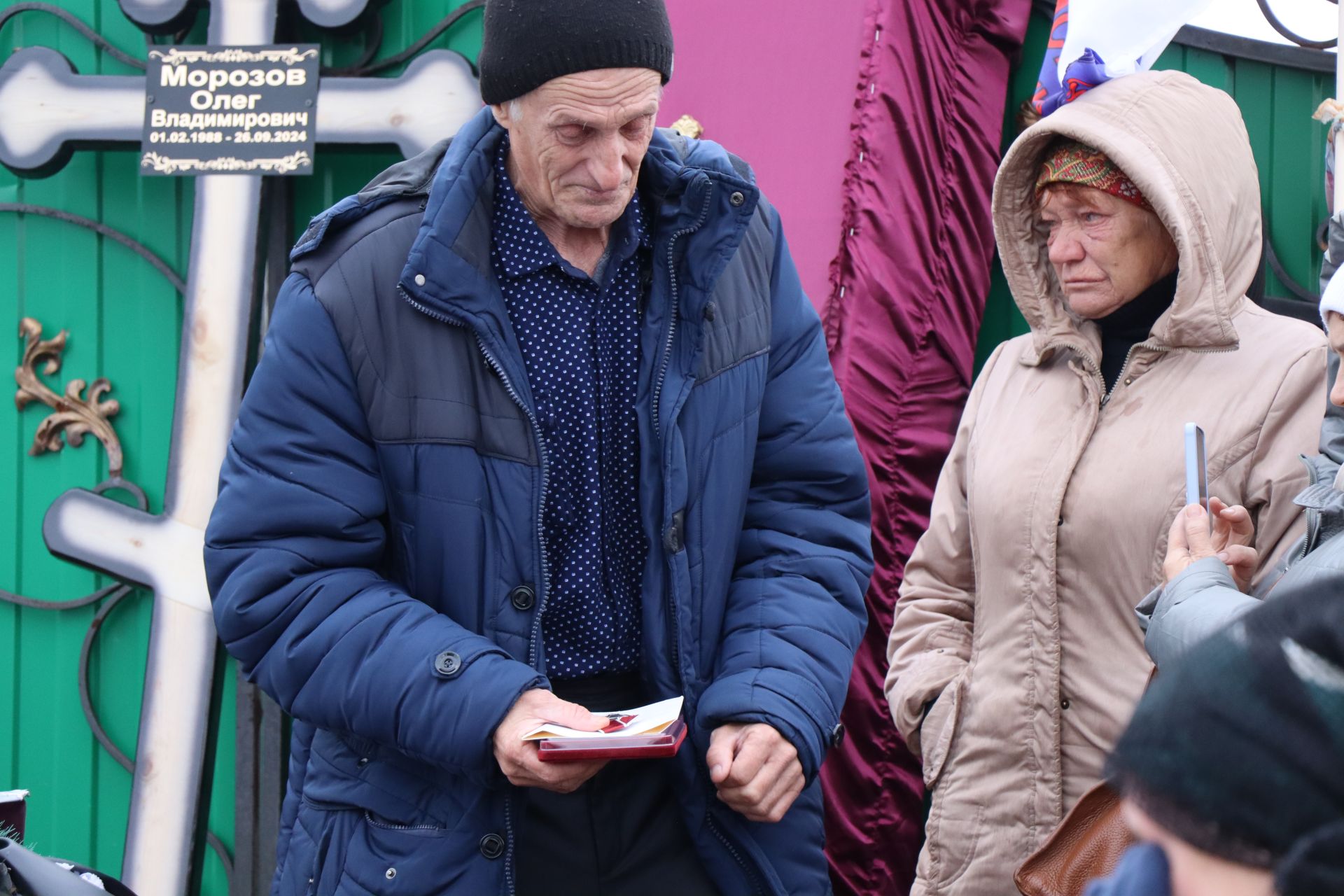 В селе Мамыково простились с героем специальной военной операции Морозовым Олегом Владимировичем