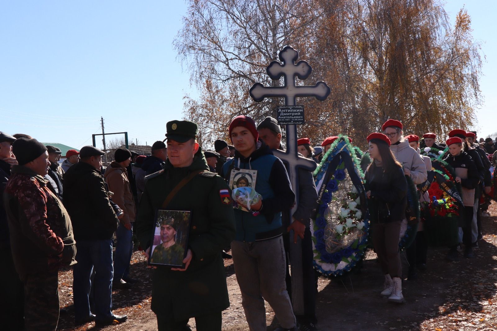 В Нурлате простились с погибшим бойцом СВО Антипкиным Дмитрием