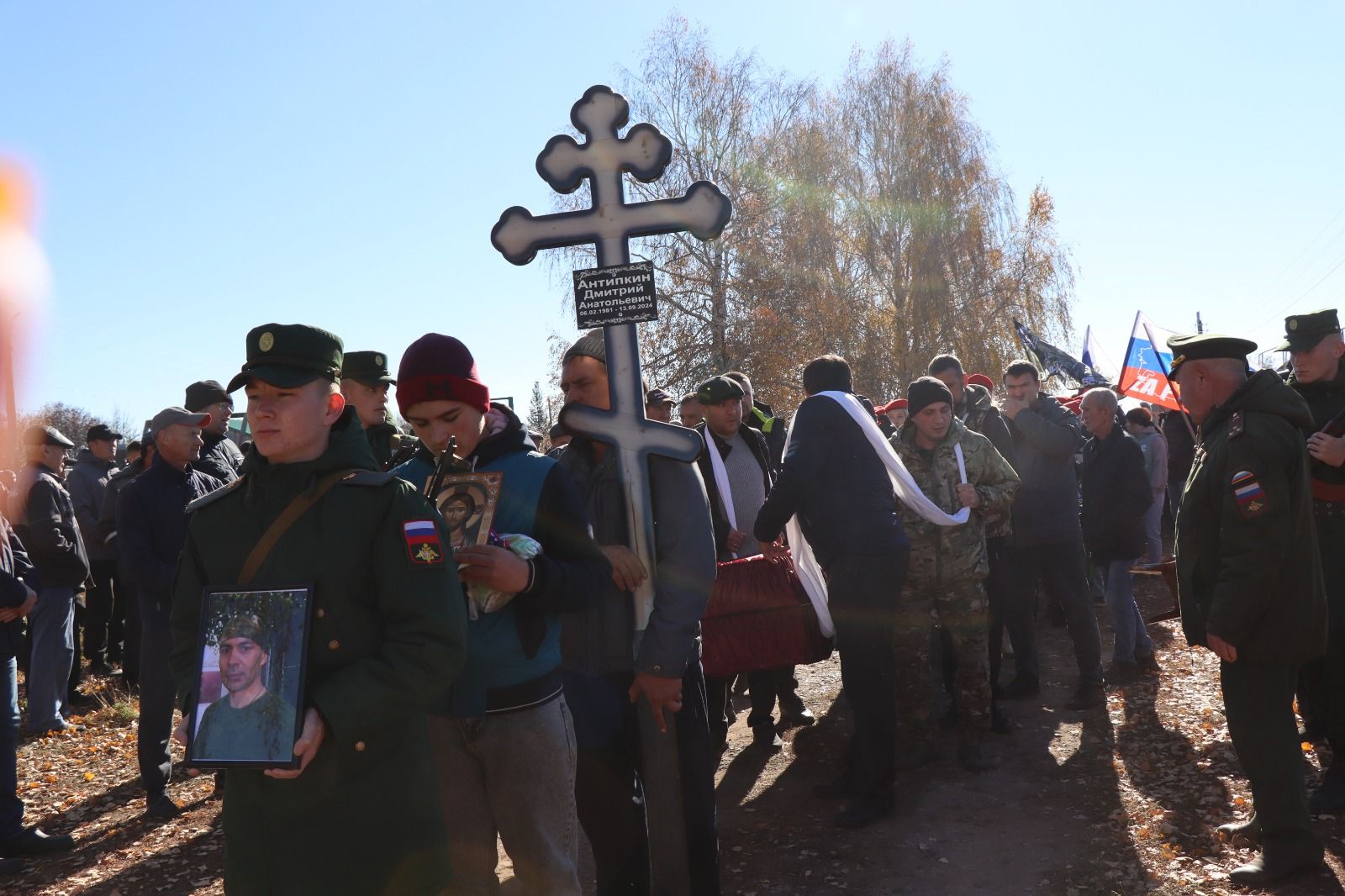 В Нурлате простились с погибшим бойцом СВО Антипкиным Дмитрием