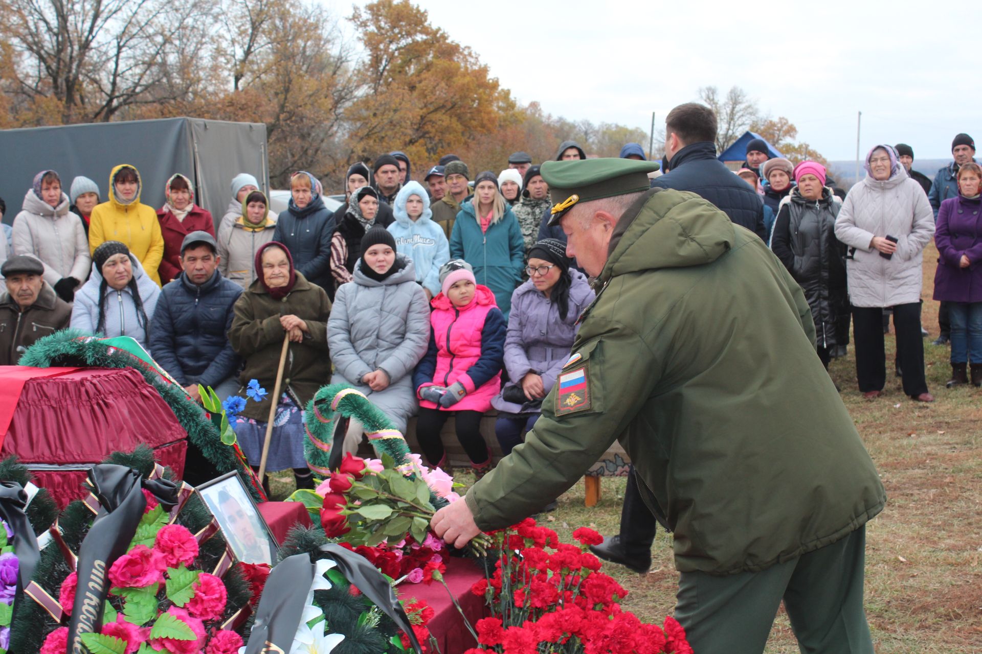 В Нурлатском районе простились с погибшим участником СВО