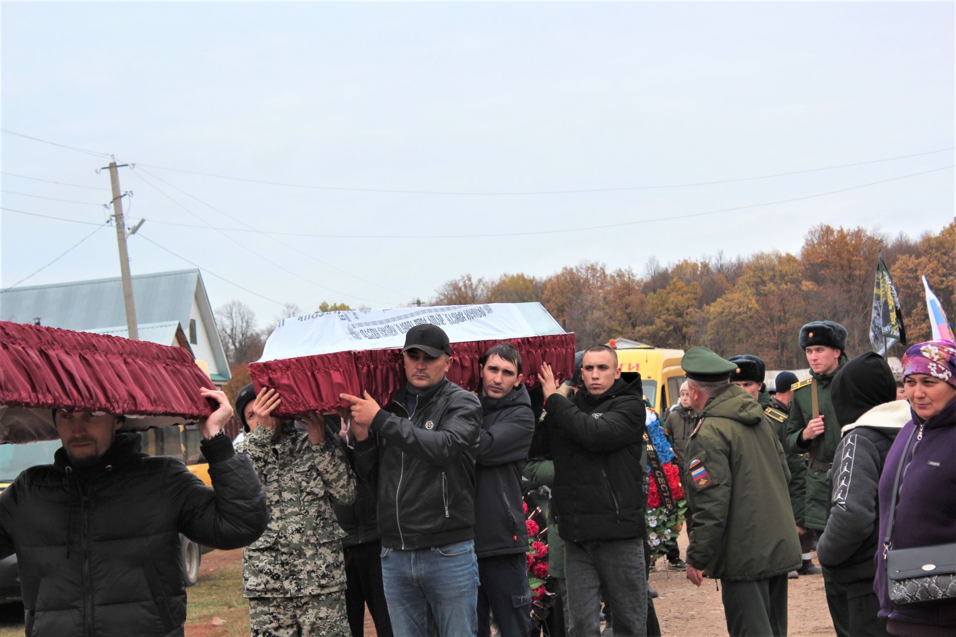 В Нурлатском районе простились с погибшим участником СВО