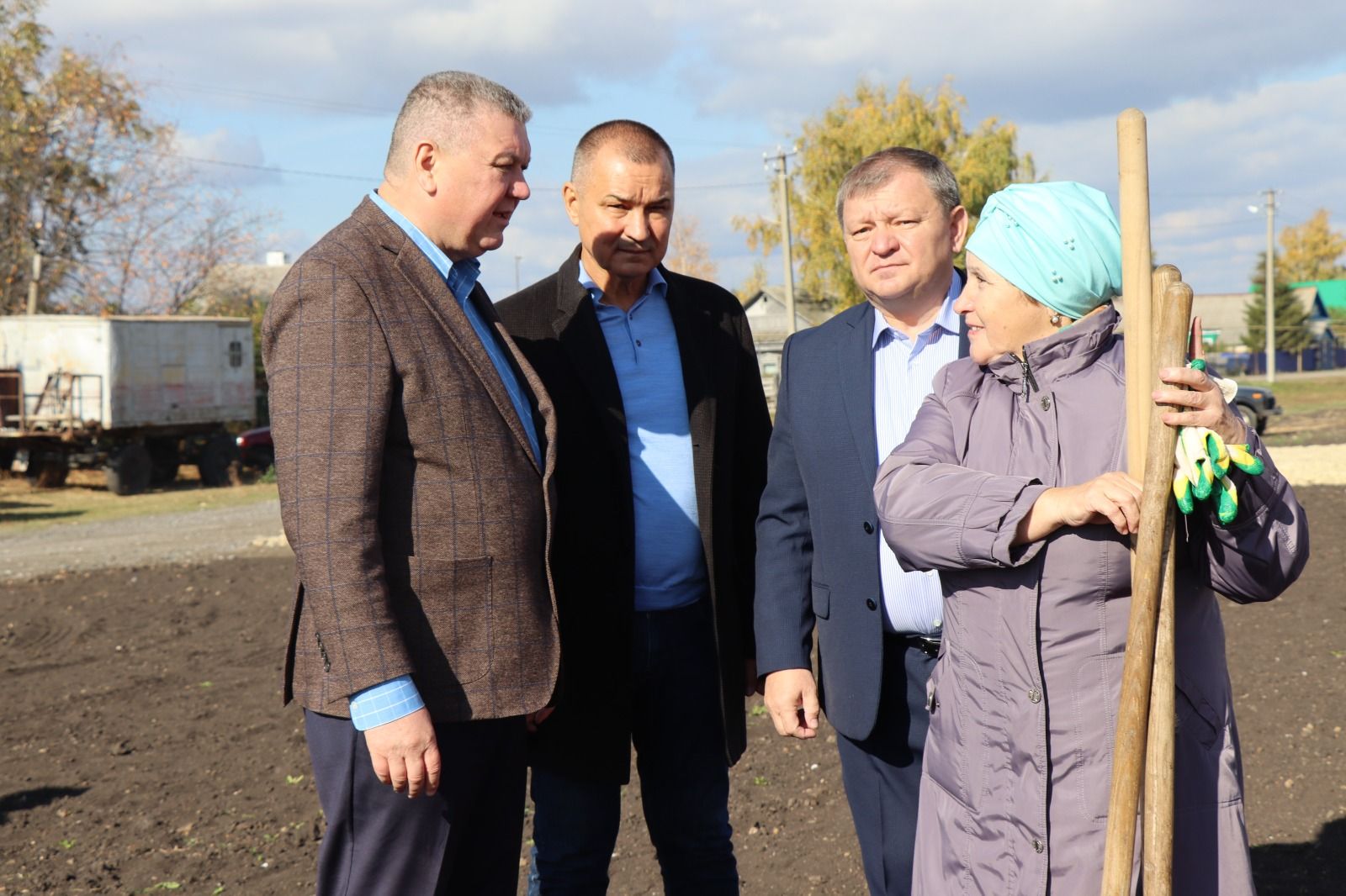 В деревне Бикулово после капитального ремонта торжественно открыли гидротехническое сооружение