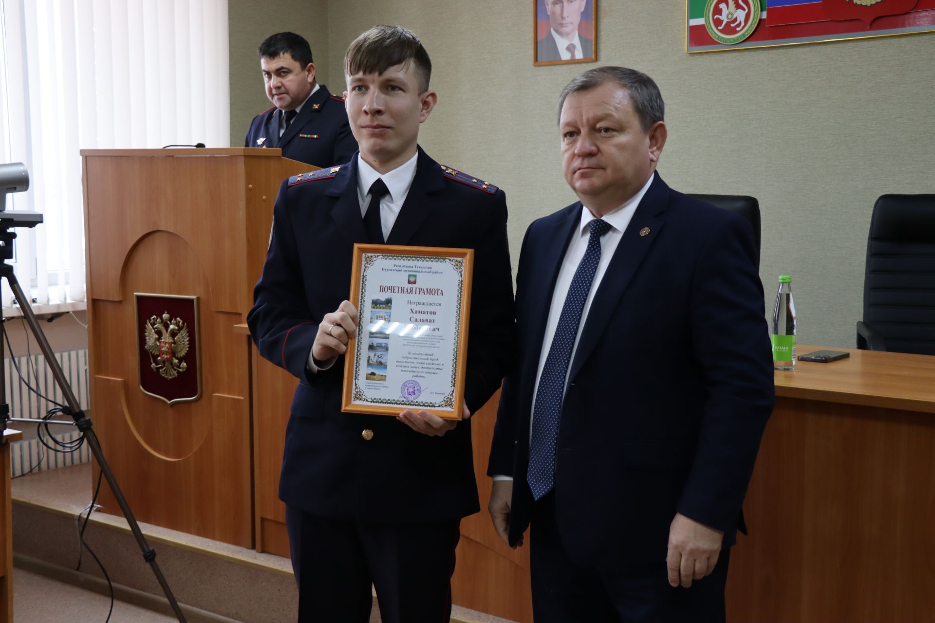 В Нурлате поздравили сотрудников органов внутренних дел с профессиональным праздником