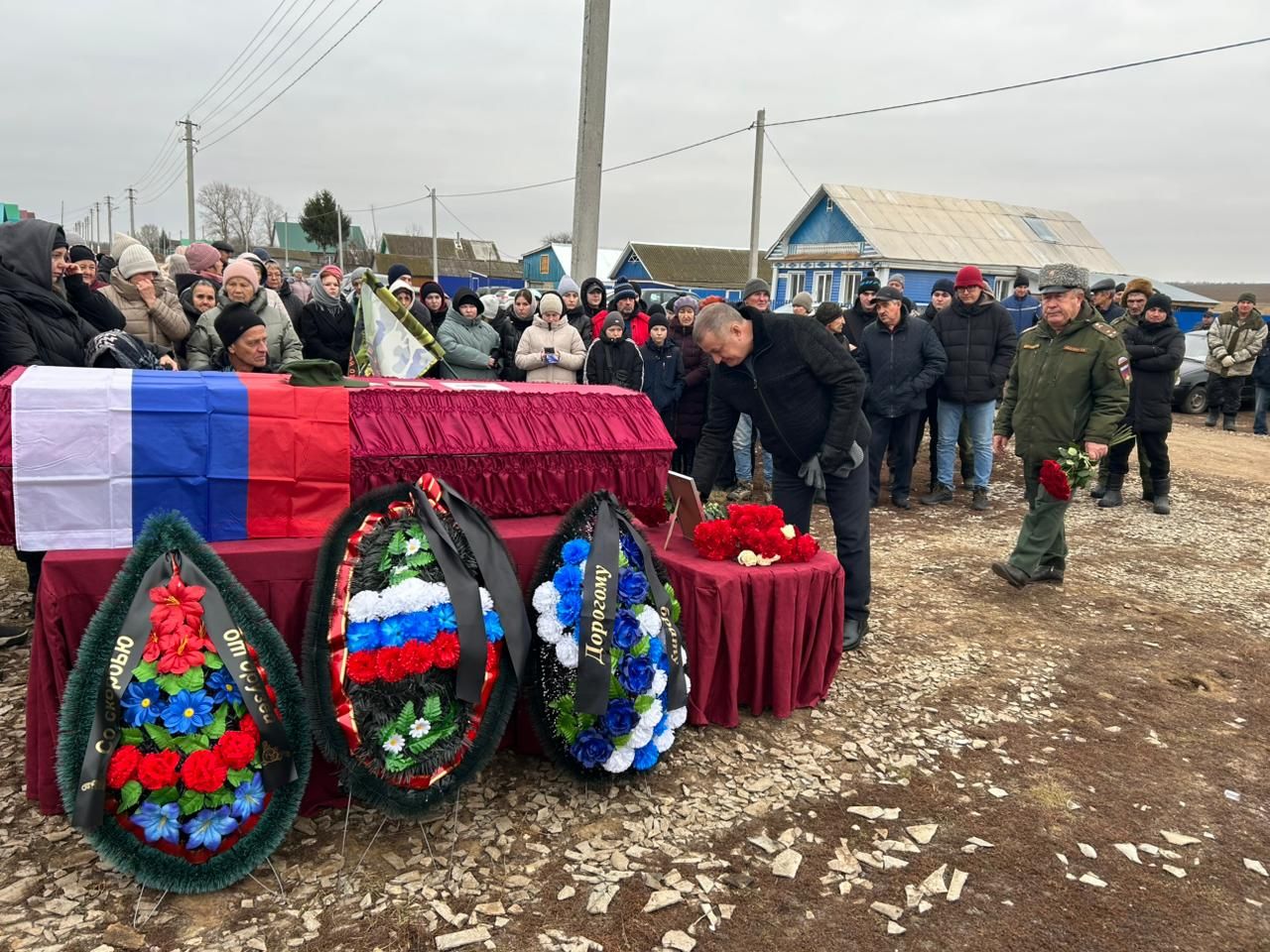 В деревне Турнояс Нурлатского района простились с героем СВО