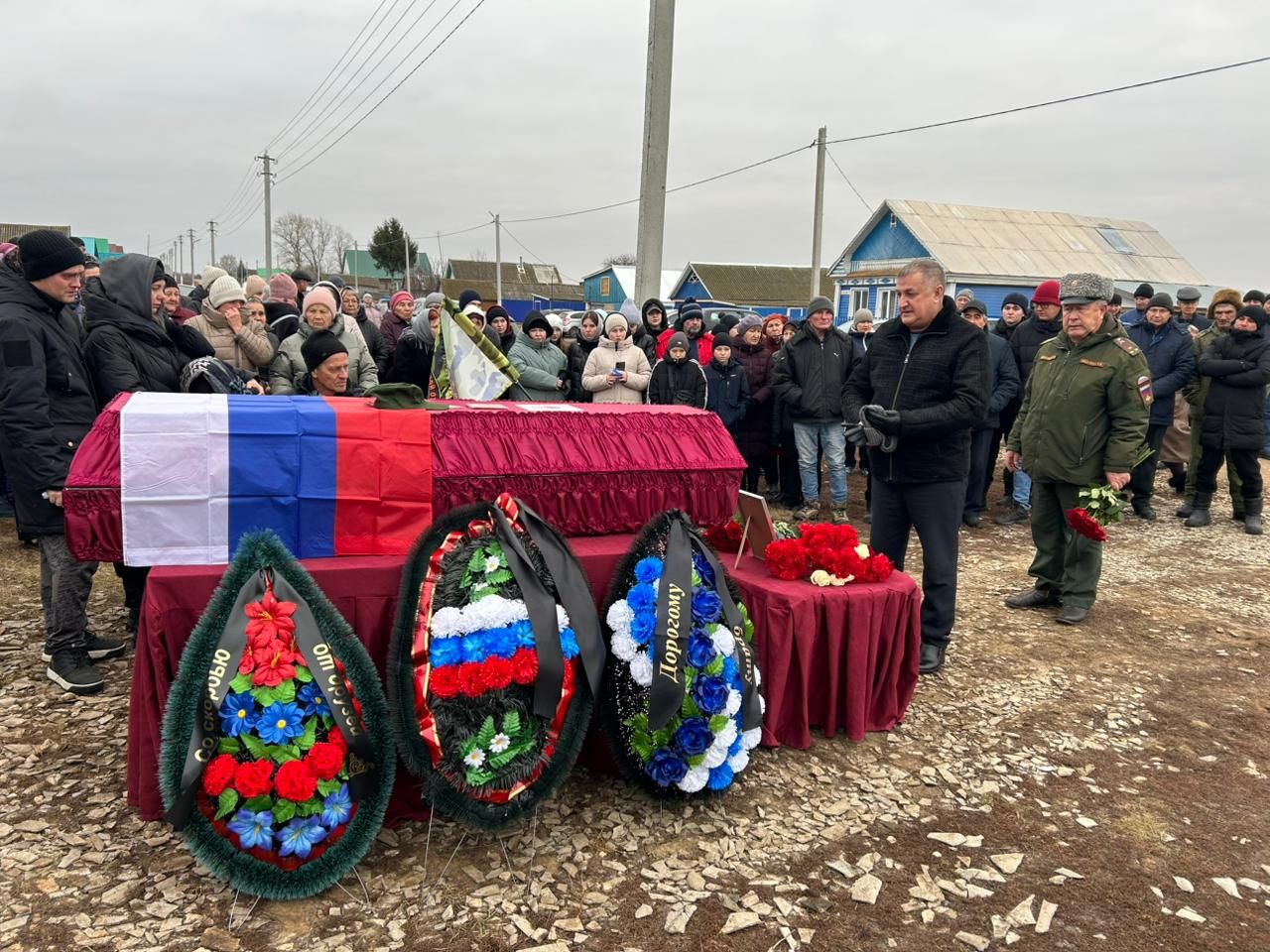 В деревне Турнояс Нурлатского района простились с героем СВО