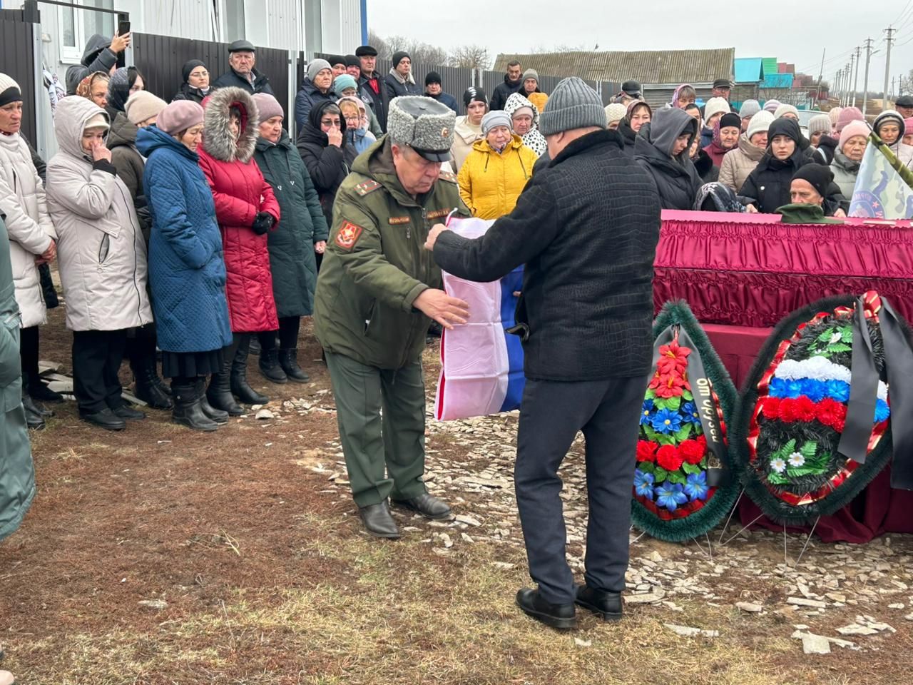 В деревне Турнояс Нурлатского района простились с героем СВО