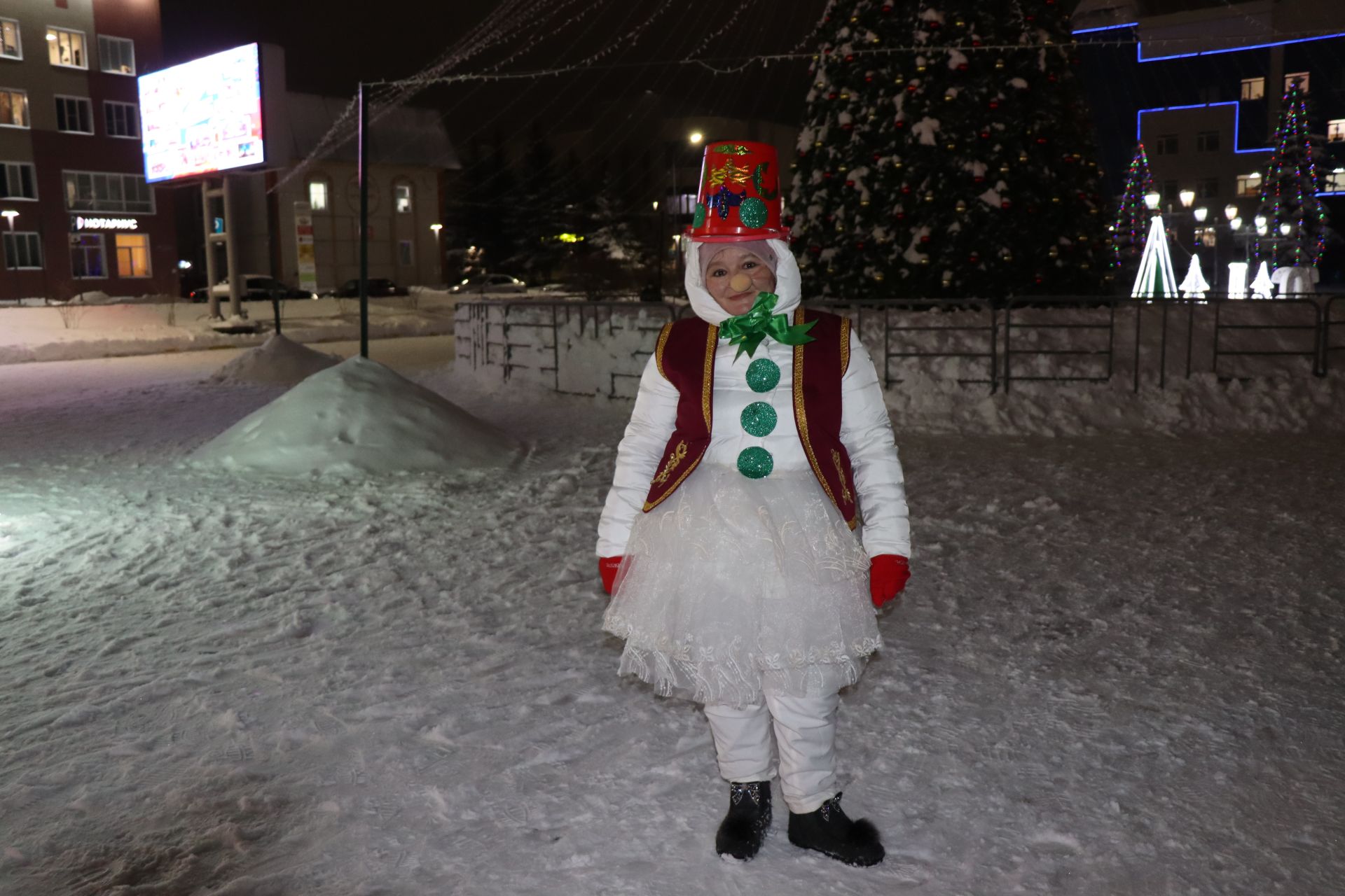 В Нурлате состоялось торжественное открытие главной городской Елки