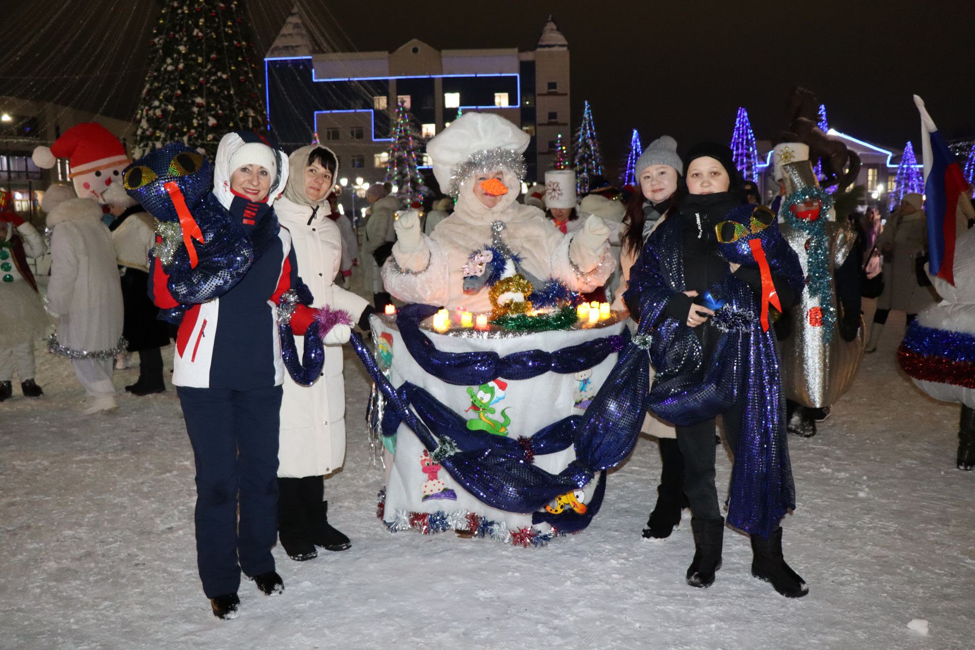 В Нурлате состоялось торжественное открытие главной городской Елки