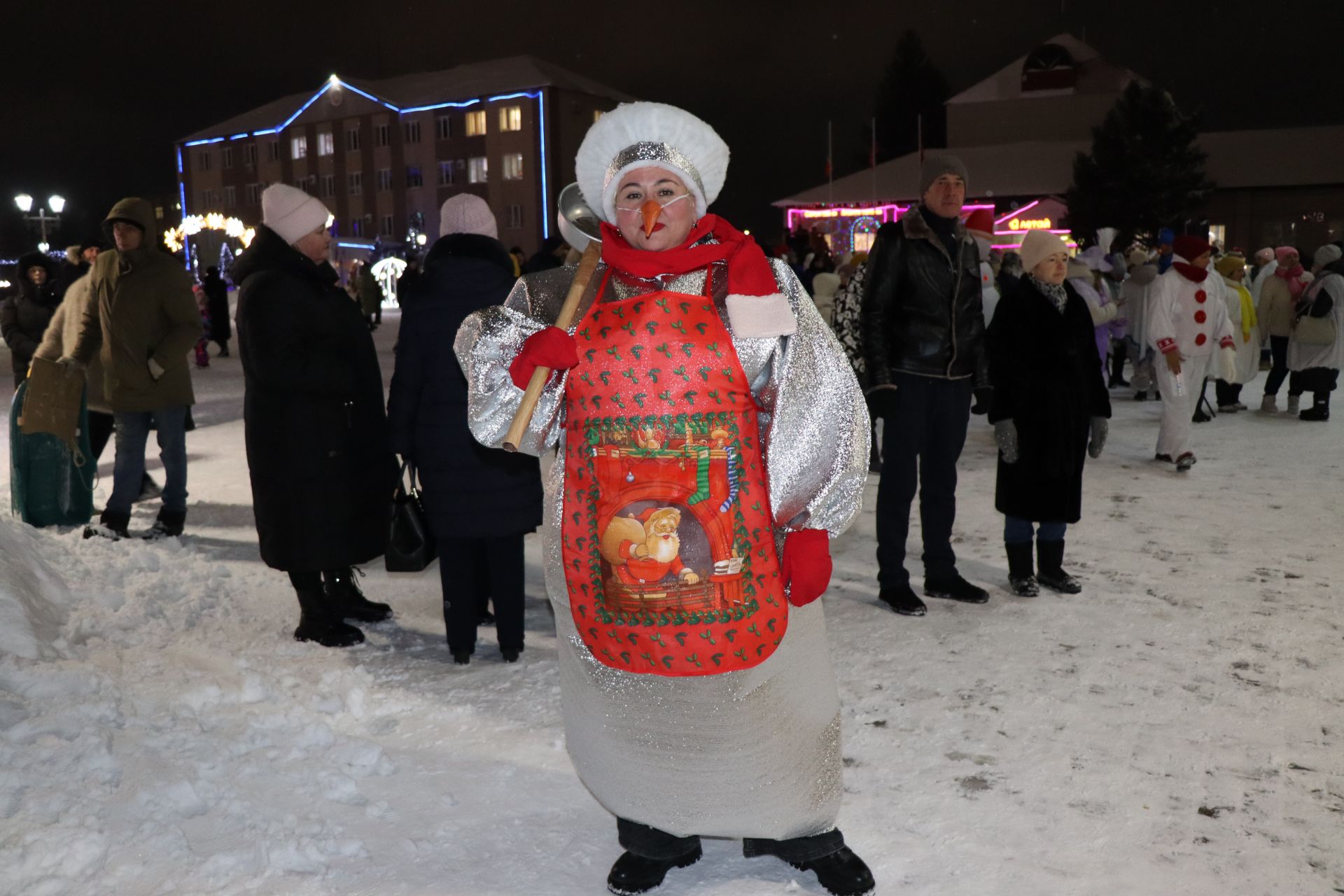 В Нурлате состоялось торжественное открытие главной городской Елки