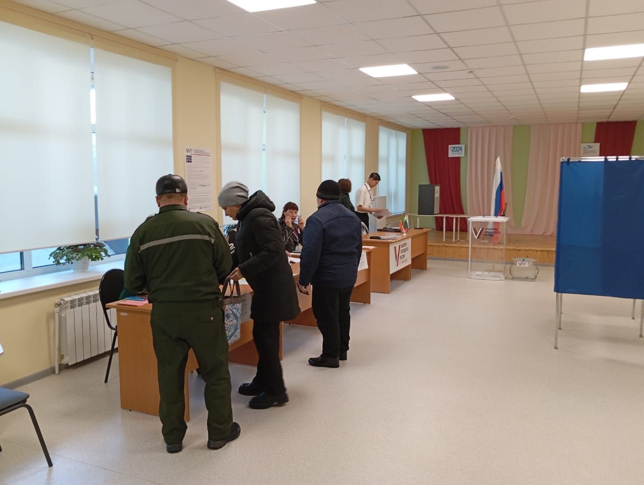 За 90% перевалило количество проголосовавших на участке №2379 в селе Чувашский Тимерлек к середине дня