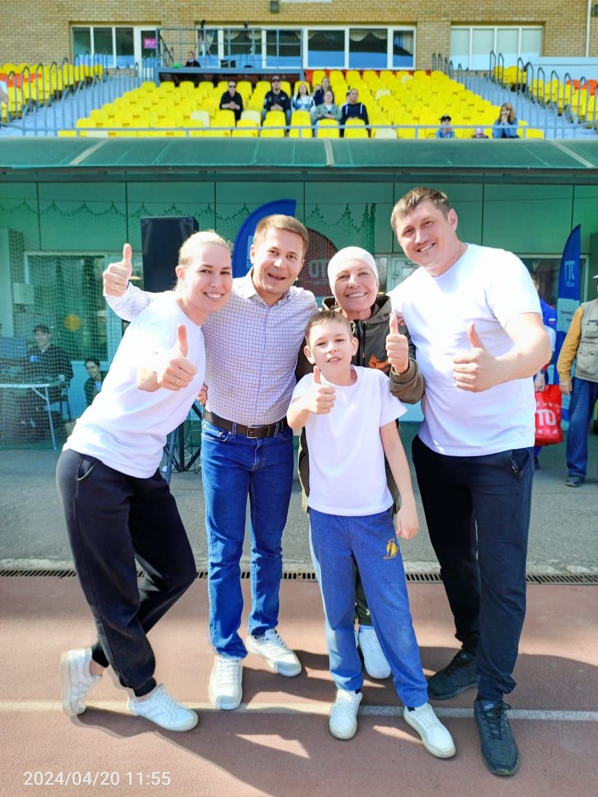 Семейная команда Абзапаровых приняла активное участие в фестивале ГТО