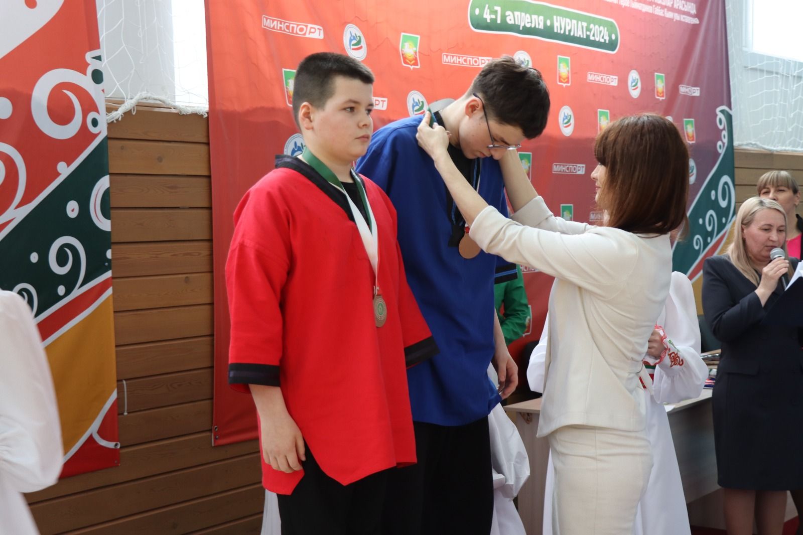 В Нурлате прошла церемония награждения победителей Первенства РТ по борьбе на поясах (фоторепортаж)