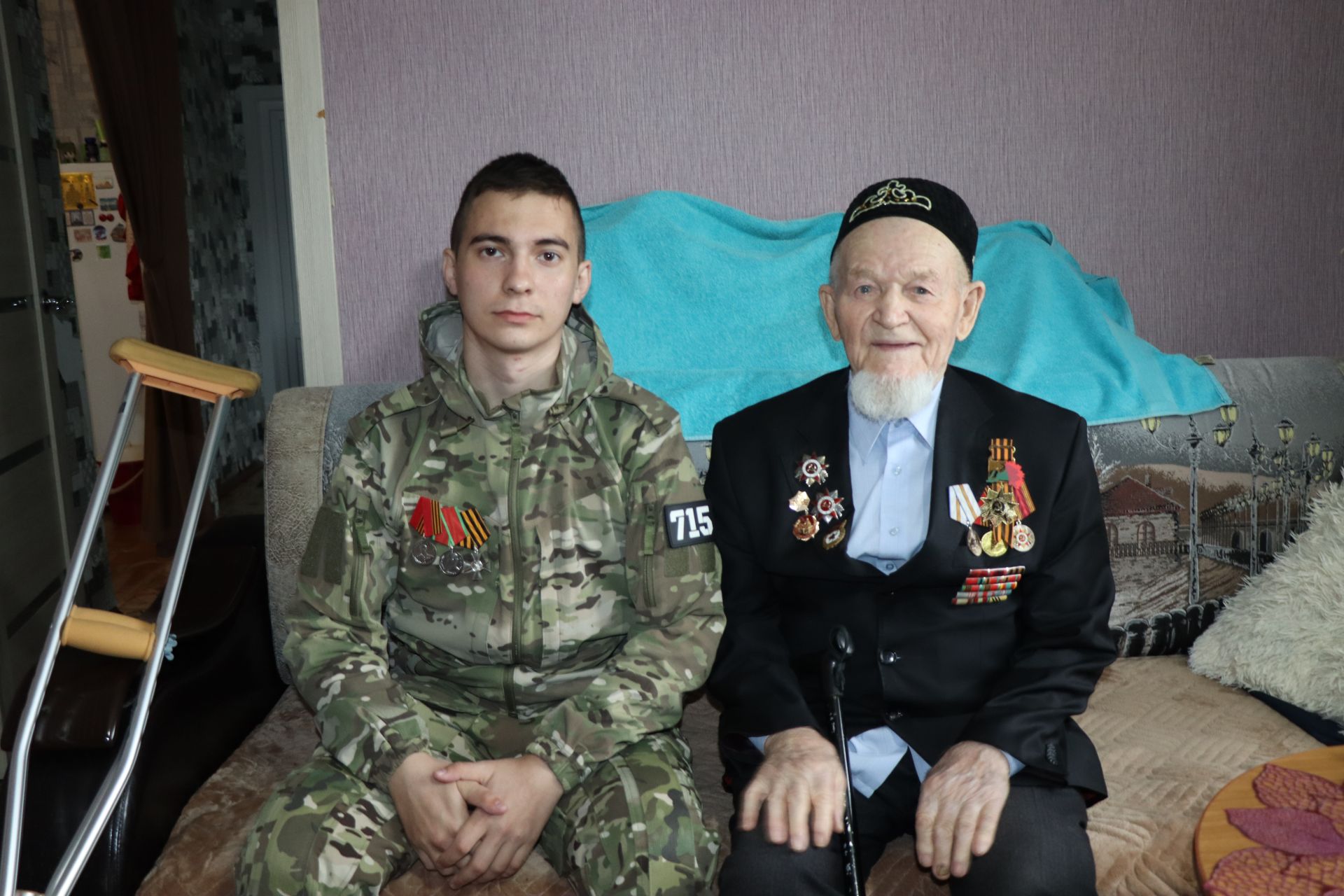 В Нурлате встретились два ветерана разных поколений