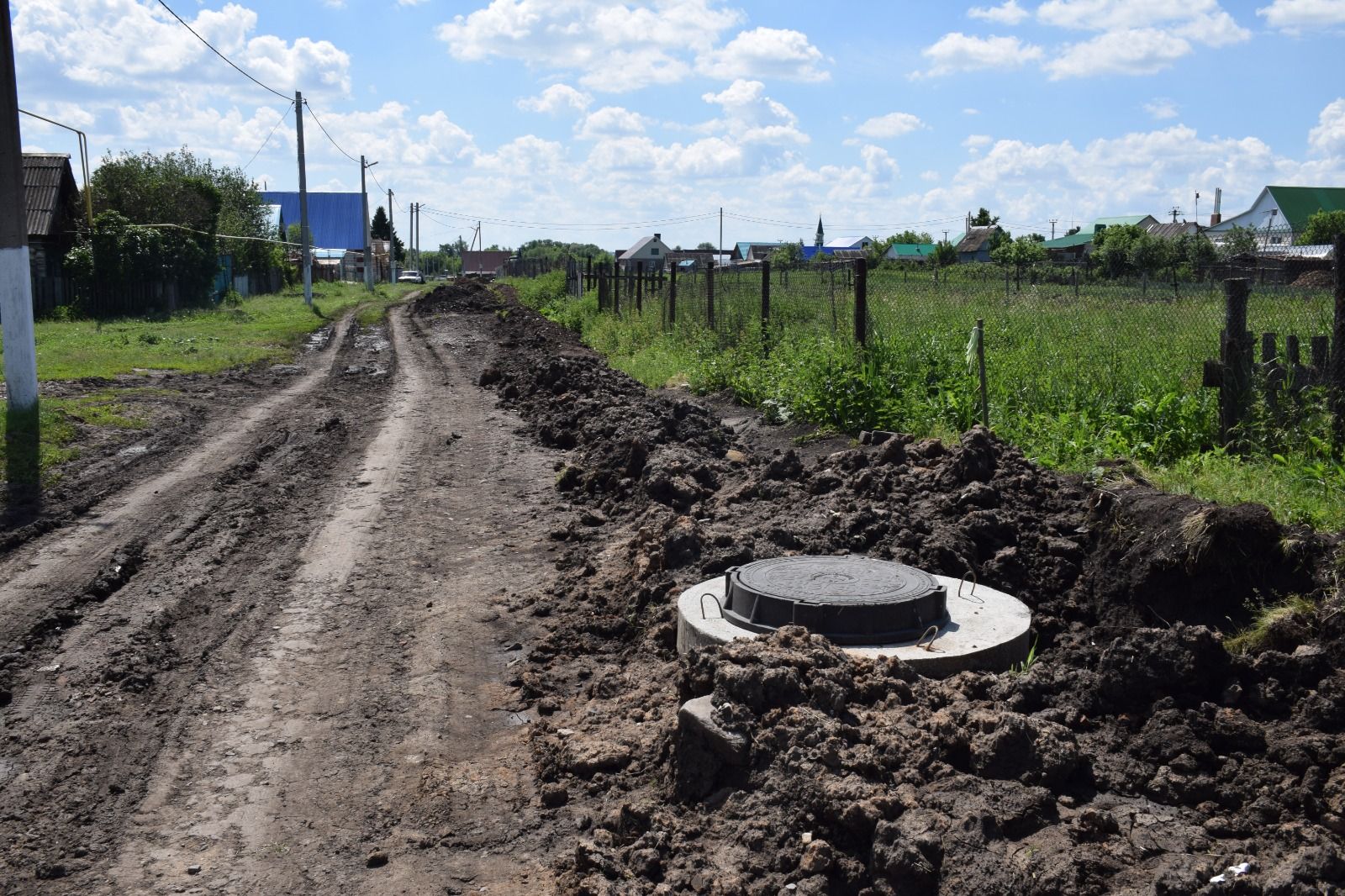 В мкр. Нижний Нурлат ведутся работы по прокладке водопровода на улицах Родниковая и Нижненурлатская