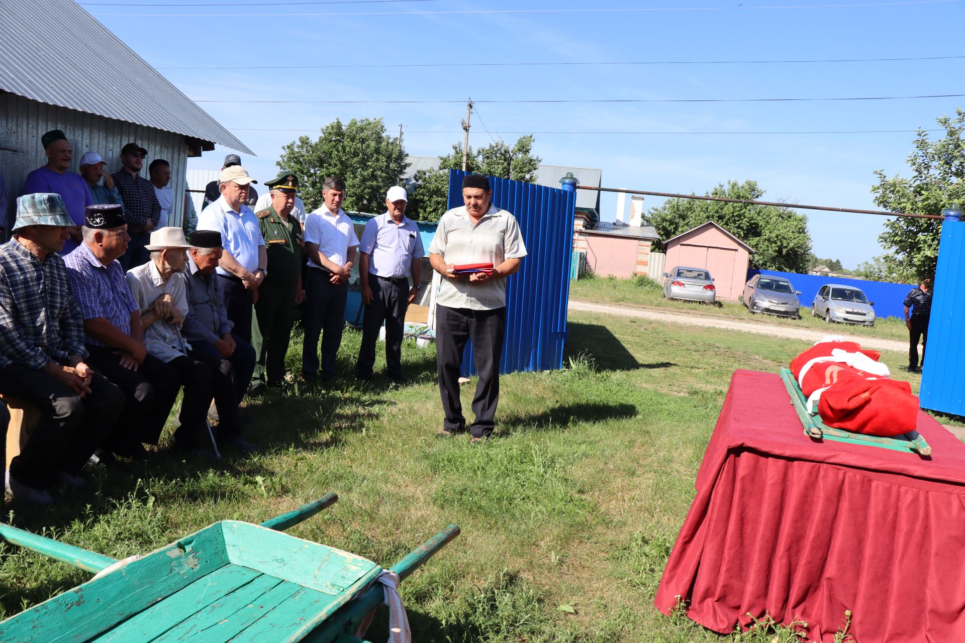 Нурлат районында Бөек Ватан сугышында катнашкан ветеранны соңгы юлга озаттылар