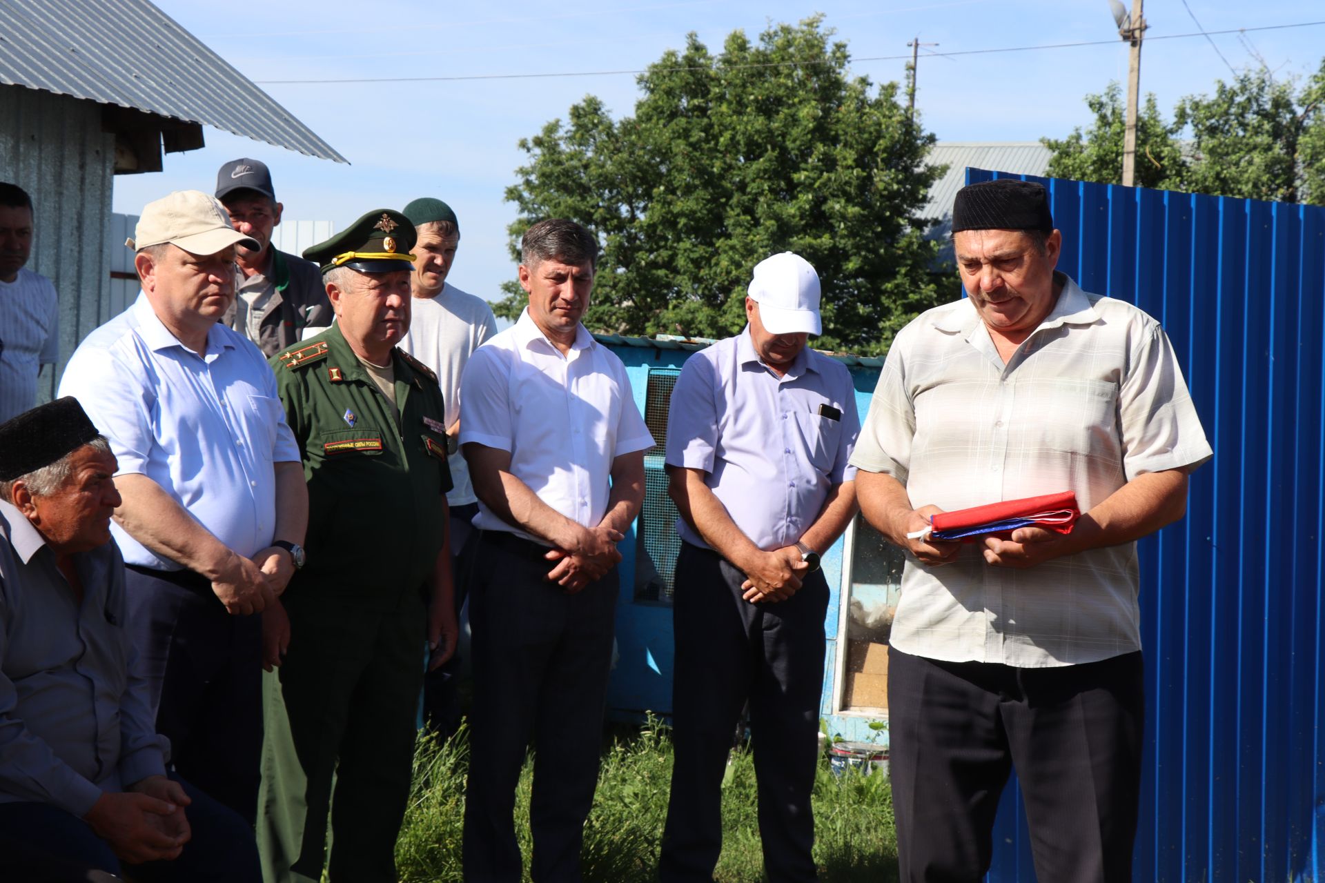 Нурлат районында Бөек Ватан сугышында катнашкан ветеранны соңгы юлга озаттылар