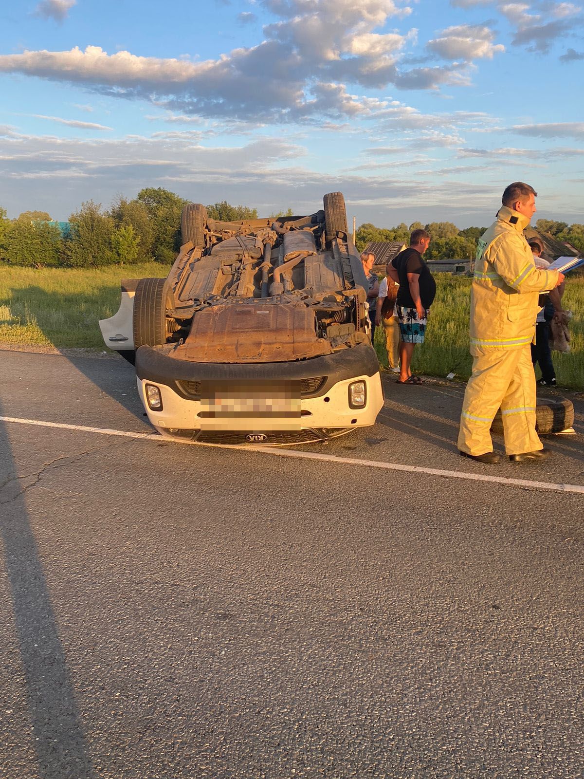 В Нурлатском районе произошло ДТП с пострадавшим (кадры с видеорегистратора)