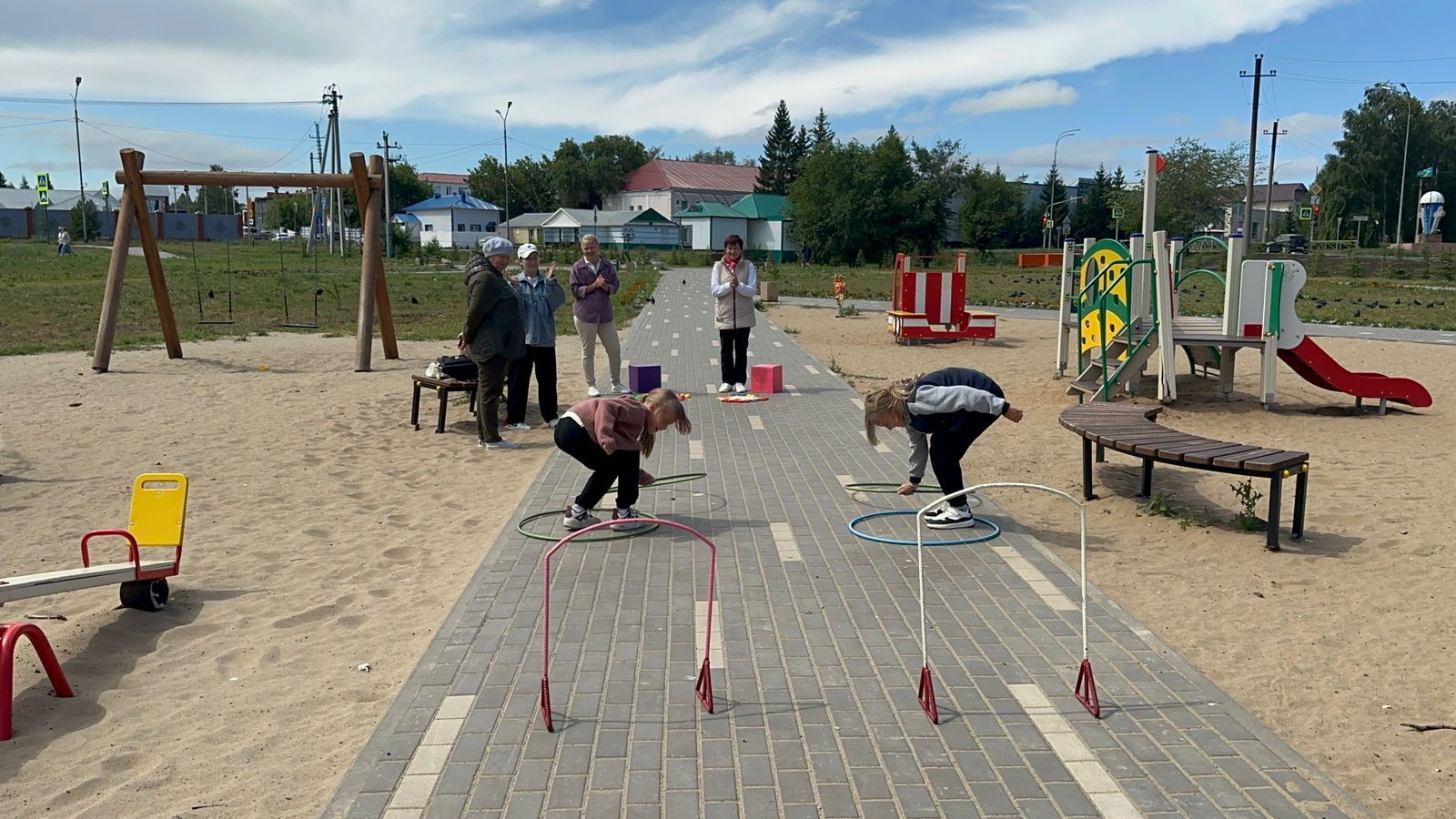 В Нурлате коллектив детского сада «Колосок» провел мероприятие в парке «Игелек»