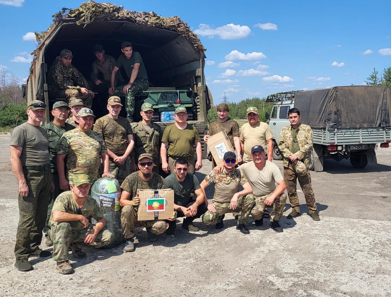 Дамир Ишкинеев и ветераны «Боевого Братства» доставили гуманитарный груз в зону проведения СВО