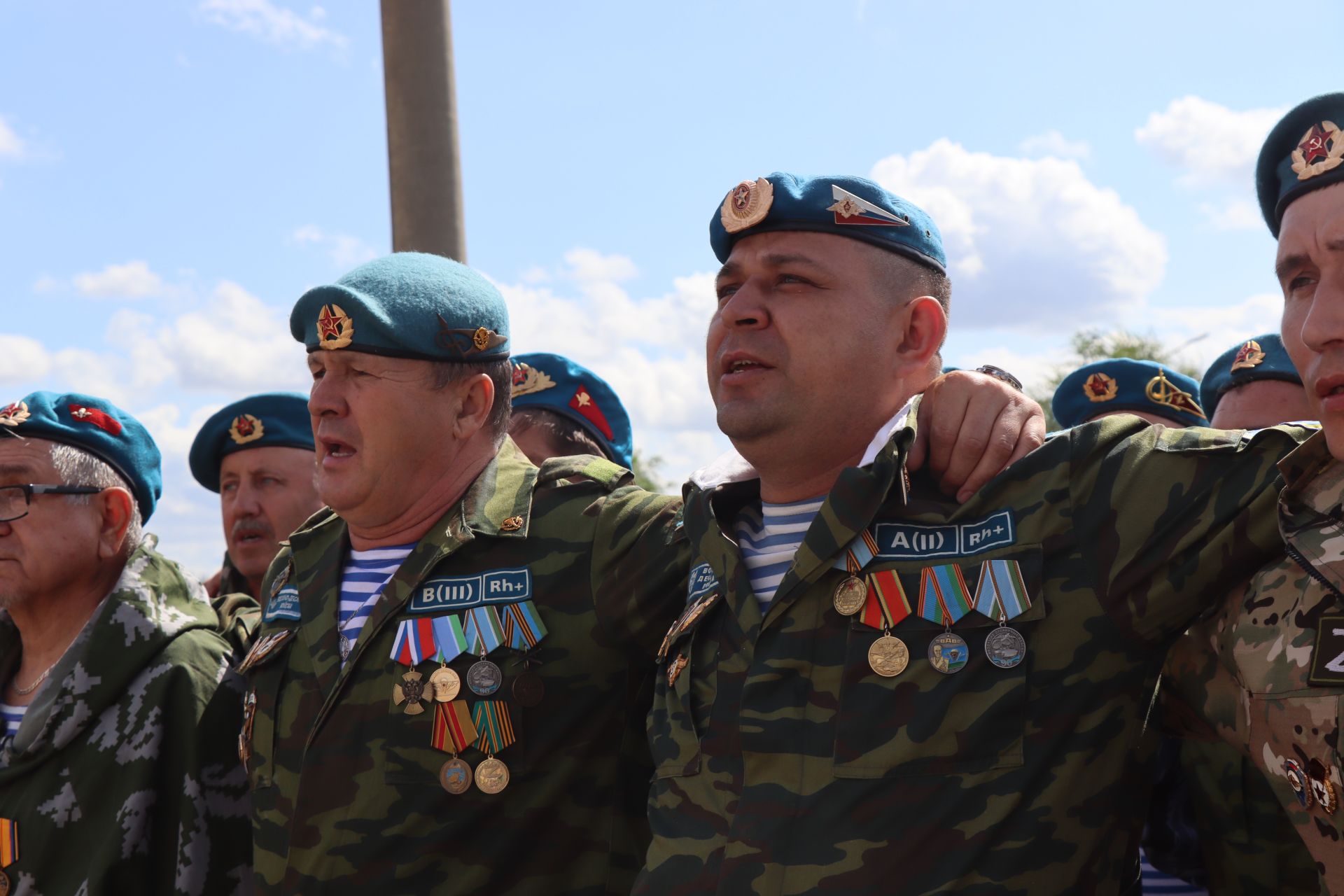 В праздновании Дня ВДВ в Нурлате принял участие боец СВО