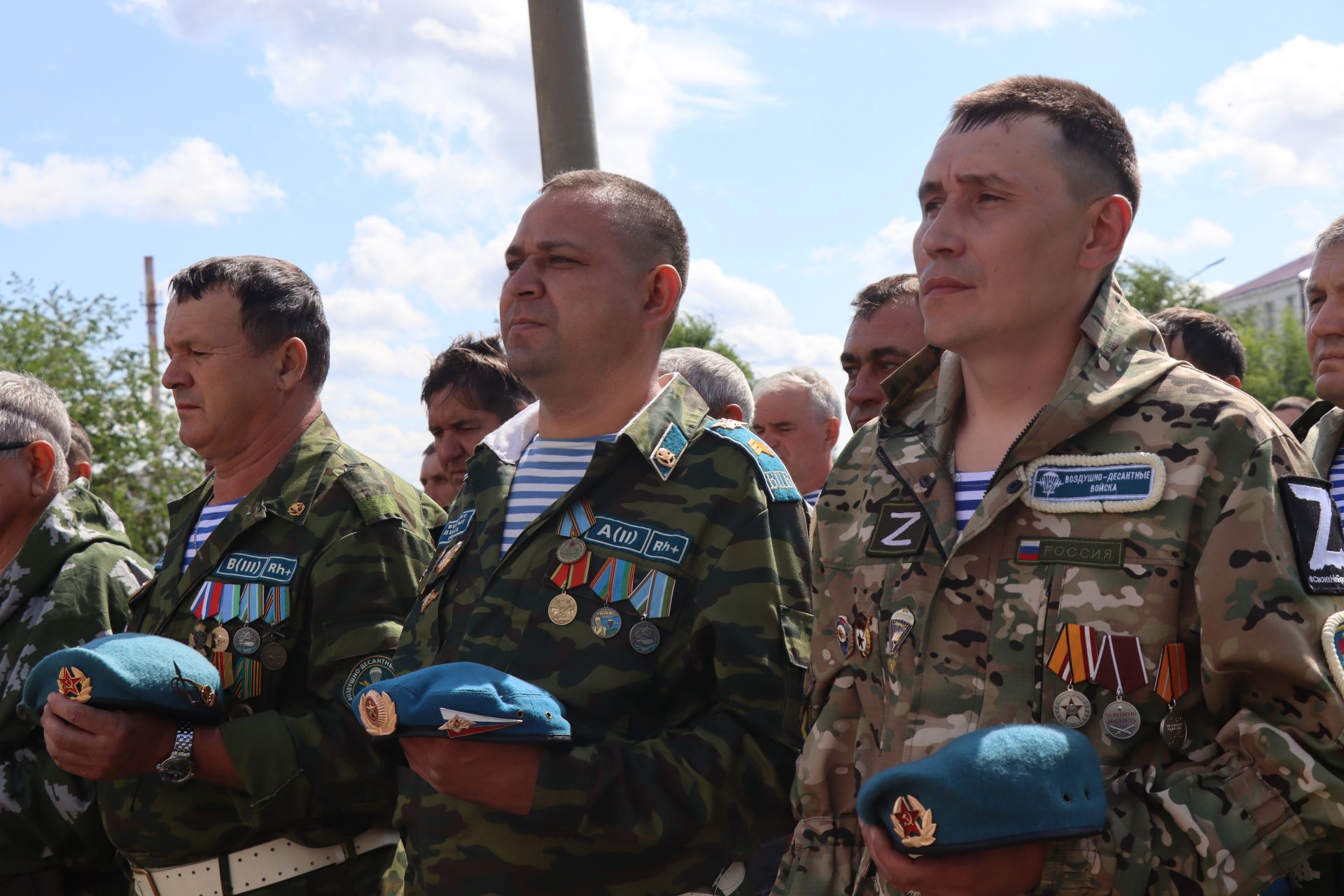 В праздновании Дня ВДВ в Нурлате принял участие боец СВО