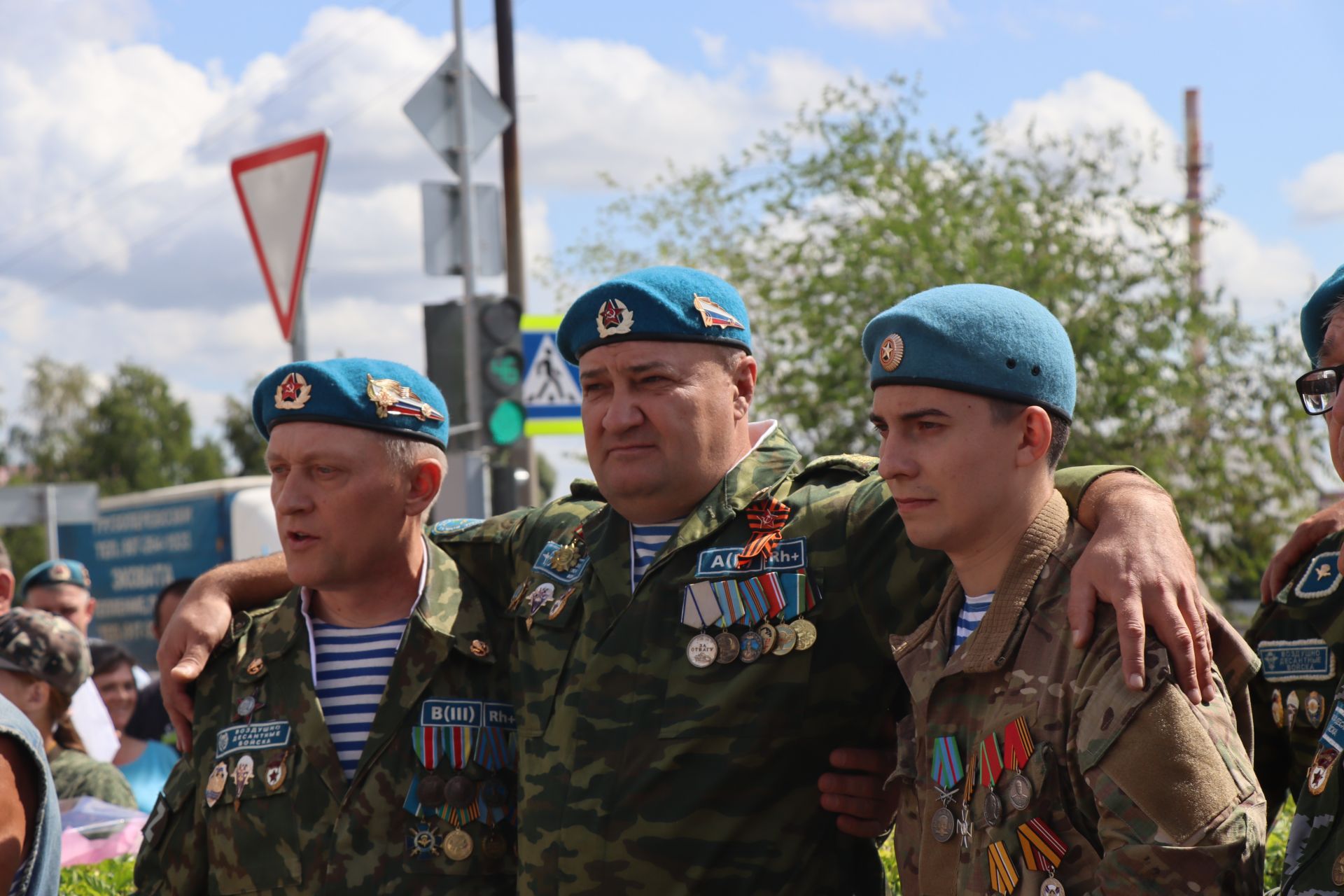 В праздновании Дня ВДВ в Нурлате принял участие боец СВО