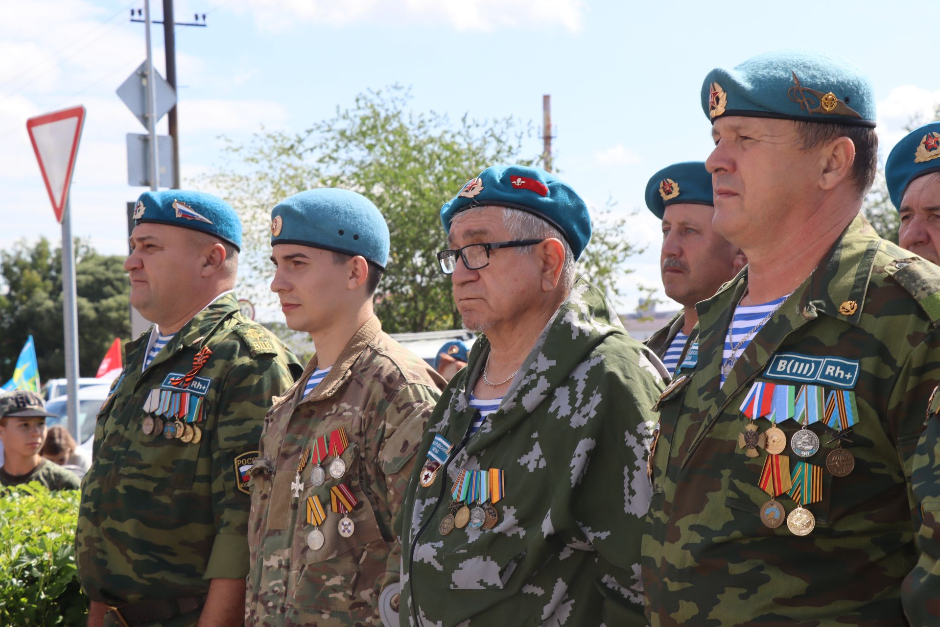 В праздновании Дня ВДВ в Нурлате принял участие боец СВО