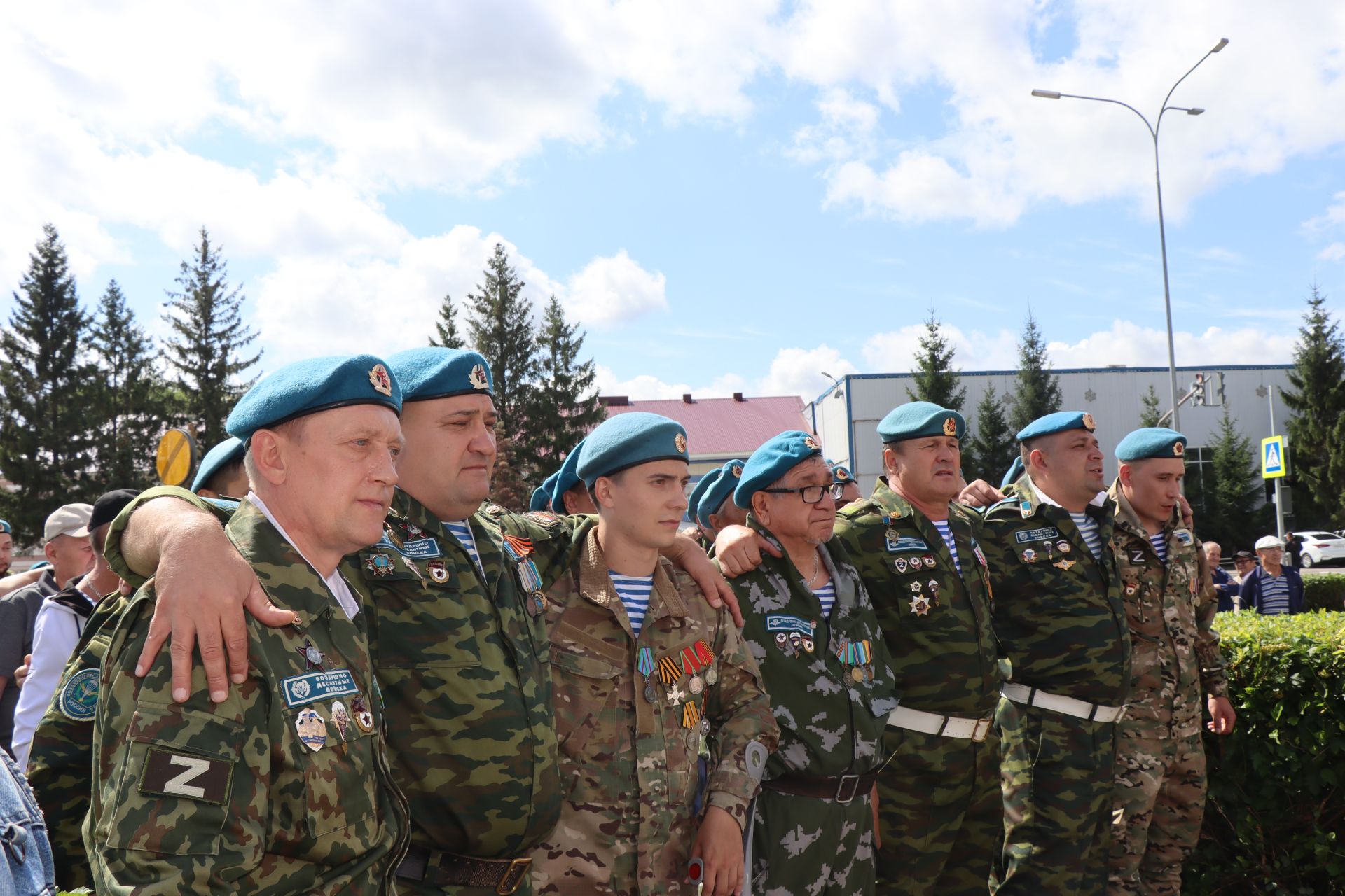 В праздновании Дня ВДВ в Нурлате принял участие боец СВО