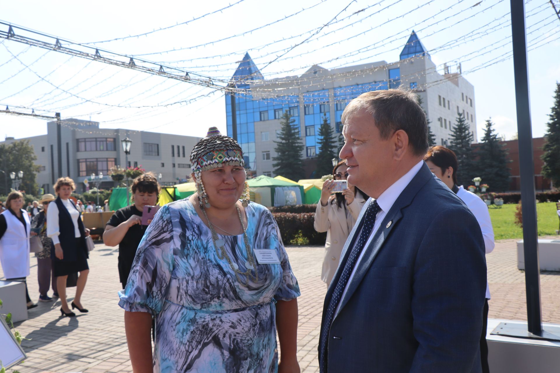 В рамках августовского совещания педагоги района представили тематические выставки