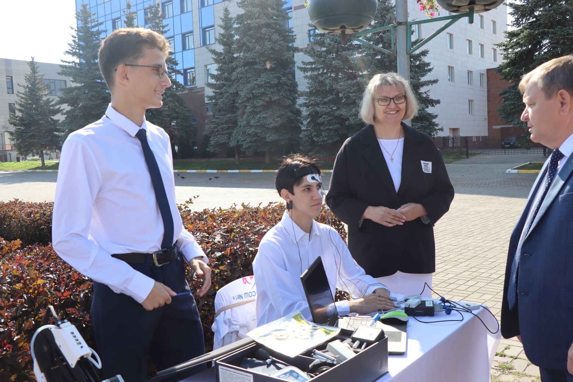 В рамках августовского совещания педагоги района представили тематические выставки