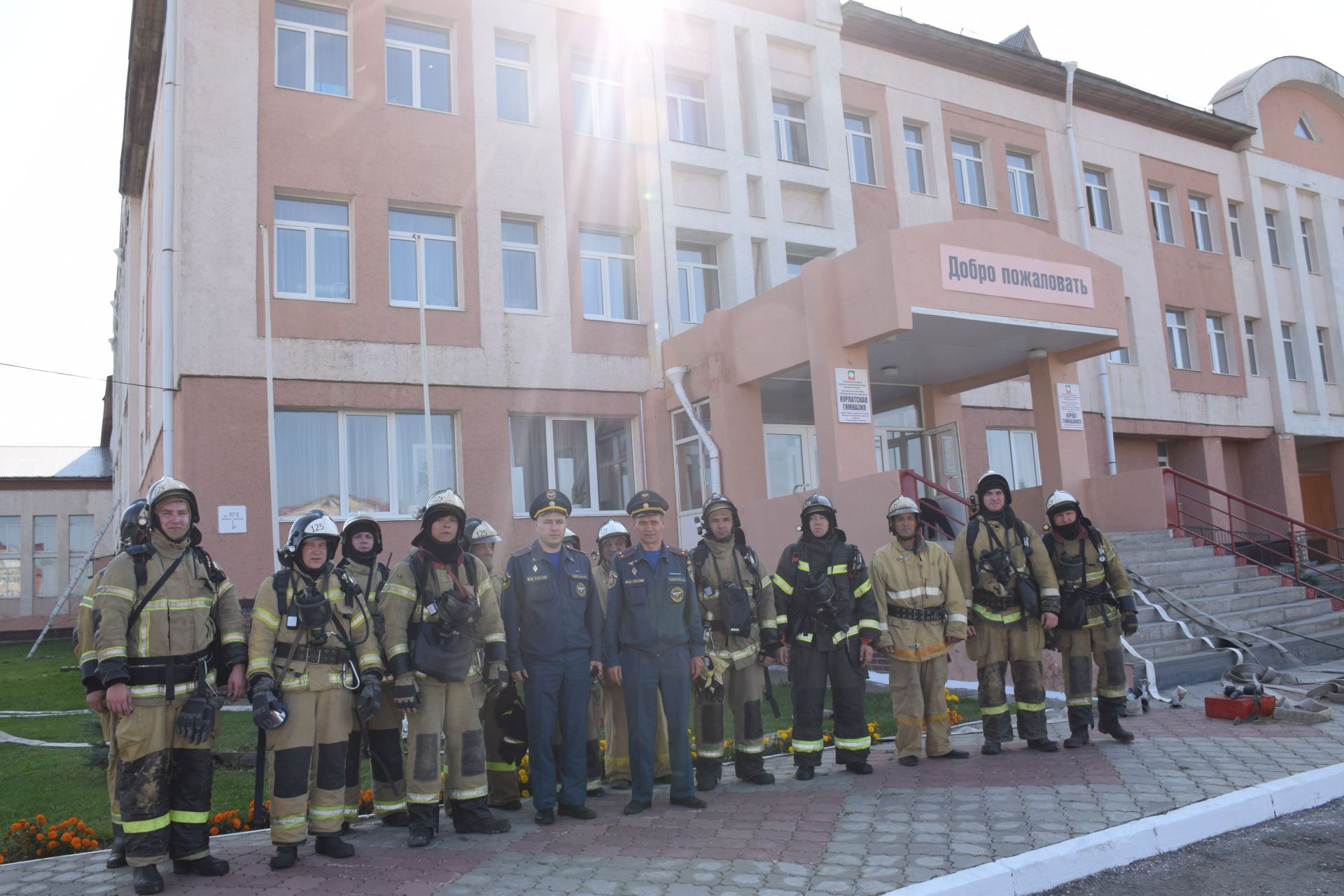 В Нурлате прошли пожарно-тактические учения