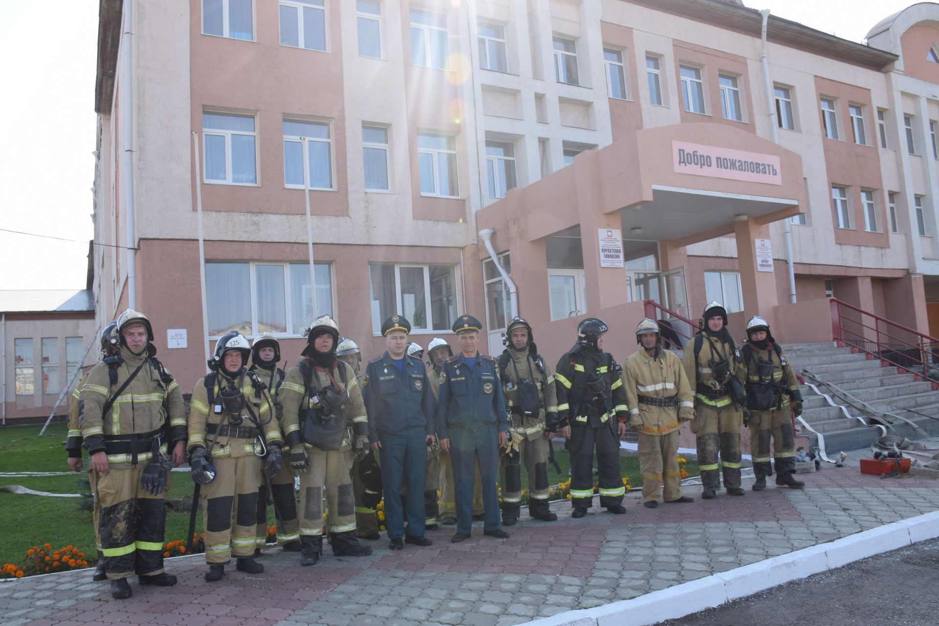 В Нурлате прошли пожарно-тактические учения