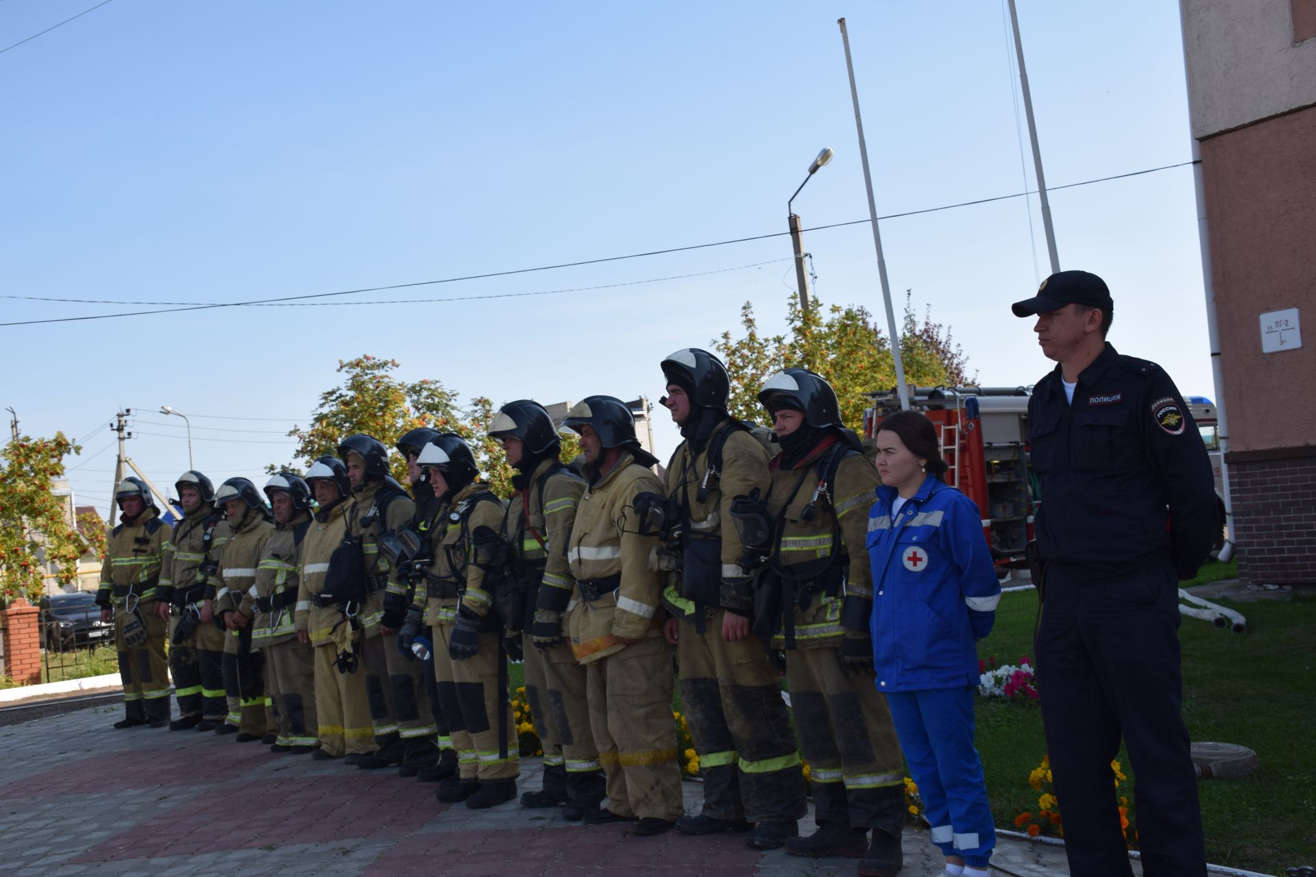 В Нурлате прошли пожарно-тактические учения