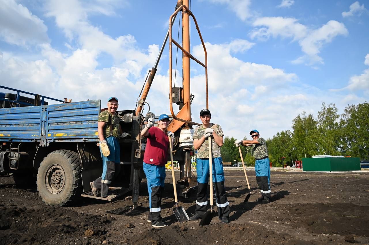 В Нурлатском сквере «Нефтяник» зацветёт новый сад