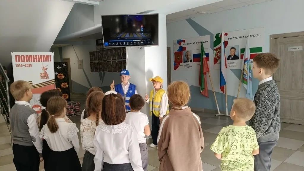 В Мамыковской школе прошел урок по дорожной безопасности