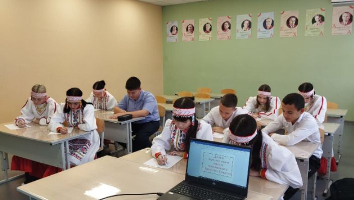 В Нурлатском районе написали диктант на чувашском языке