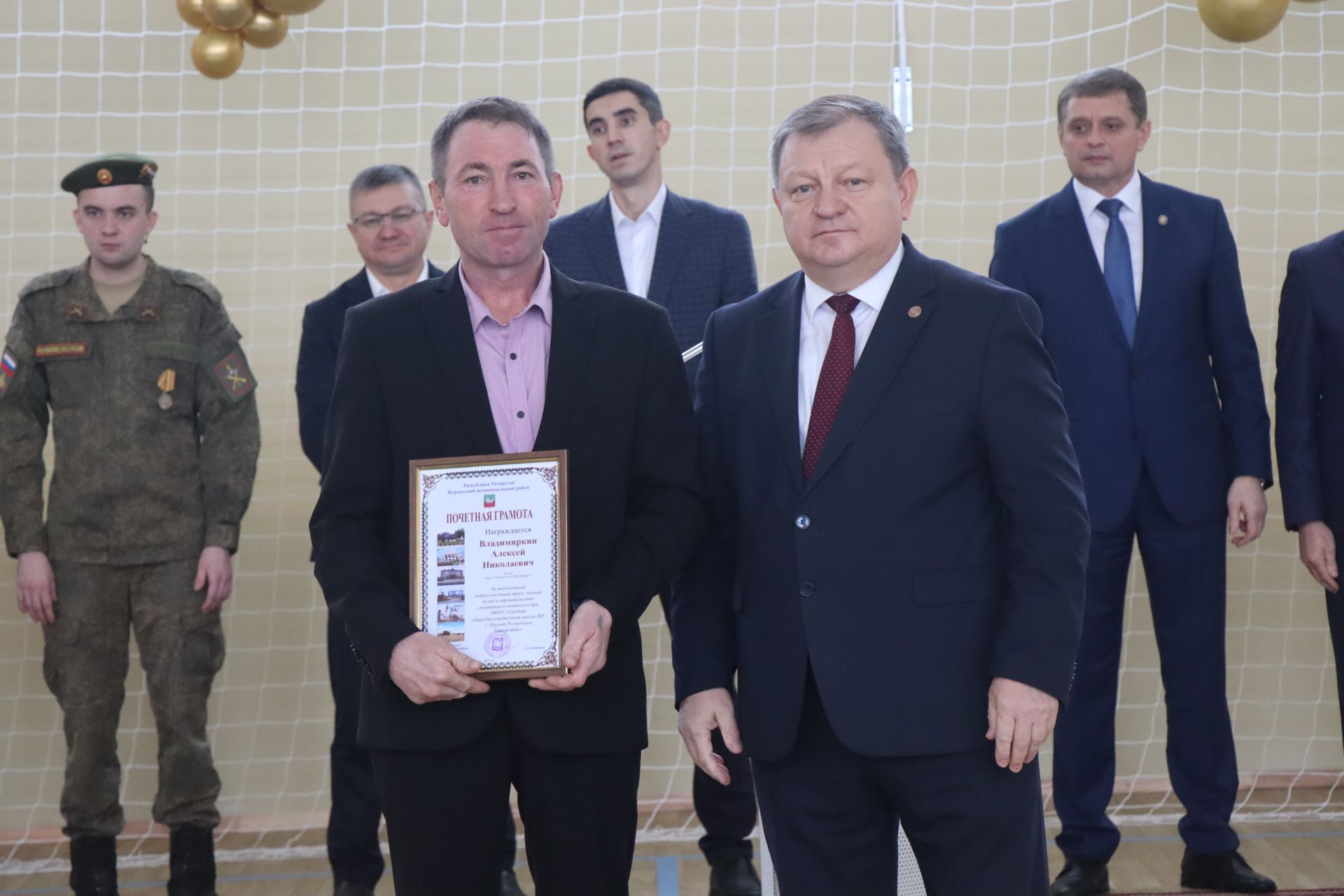 В Нурлате торжественно открыли спортзал городской школы №8 (+фоторепортаж)
